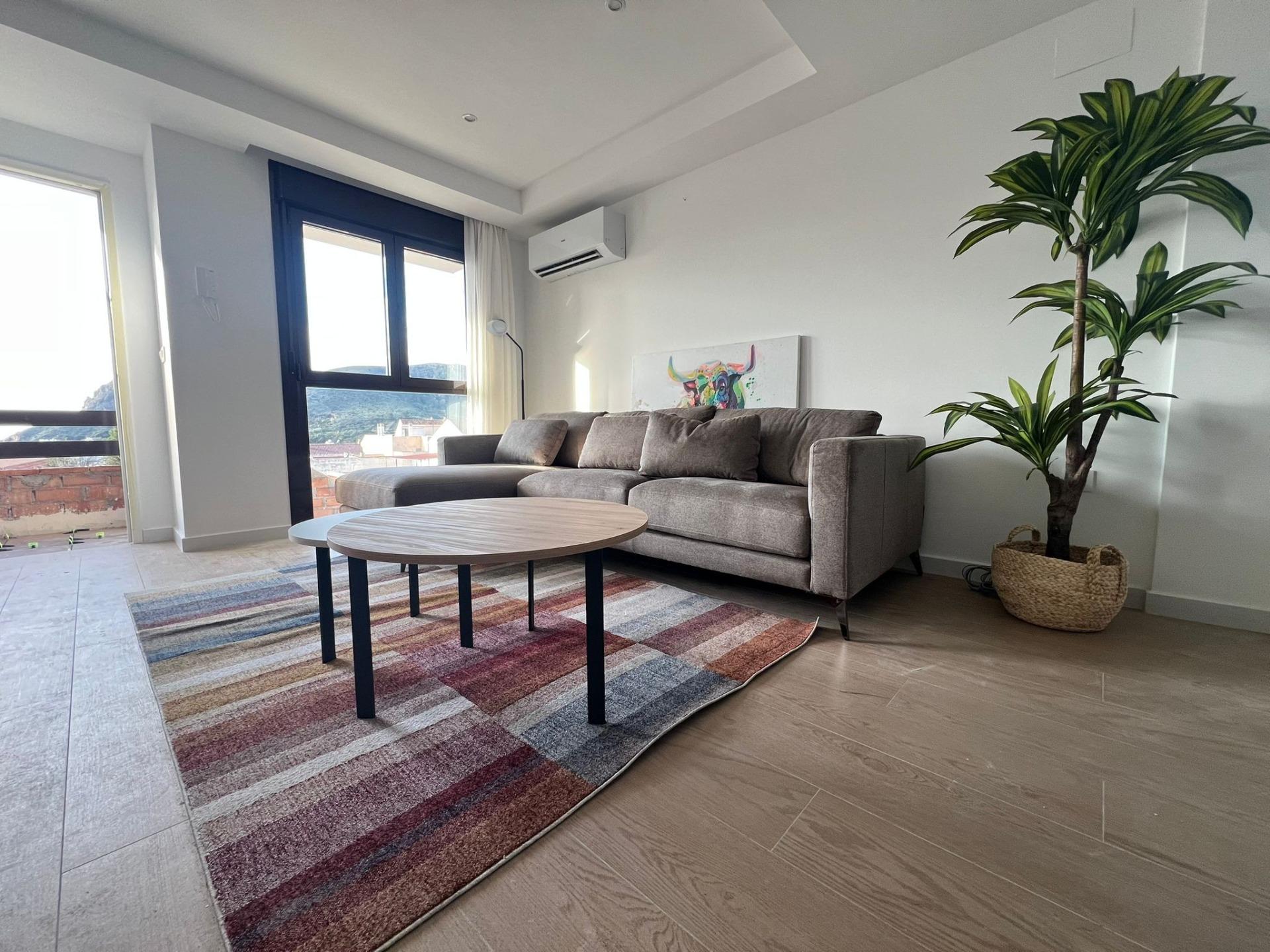 Casas adosadas de nueva construcción con vistas al mar en Portman, Murcia