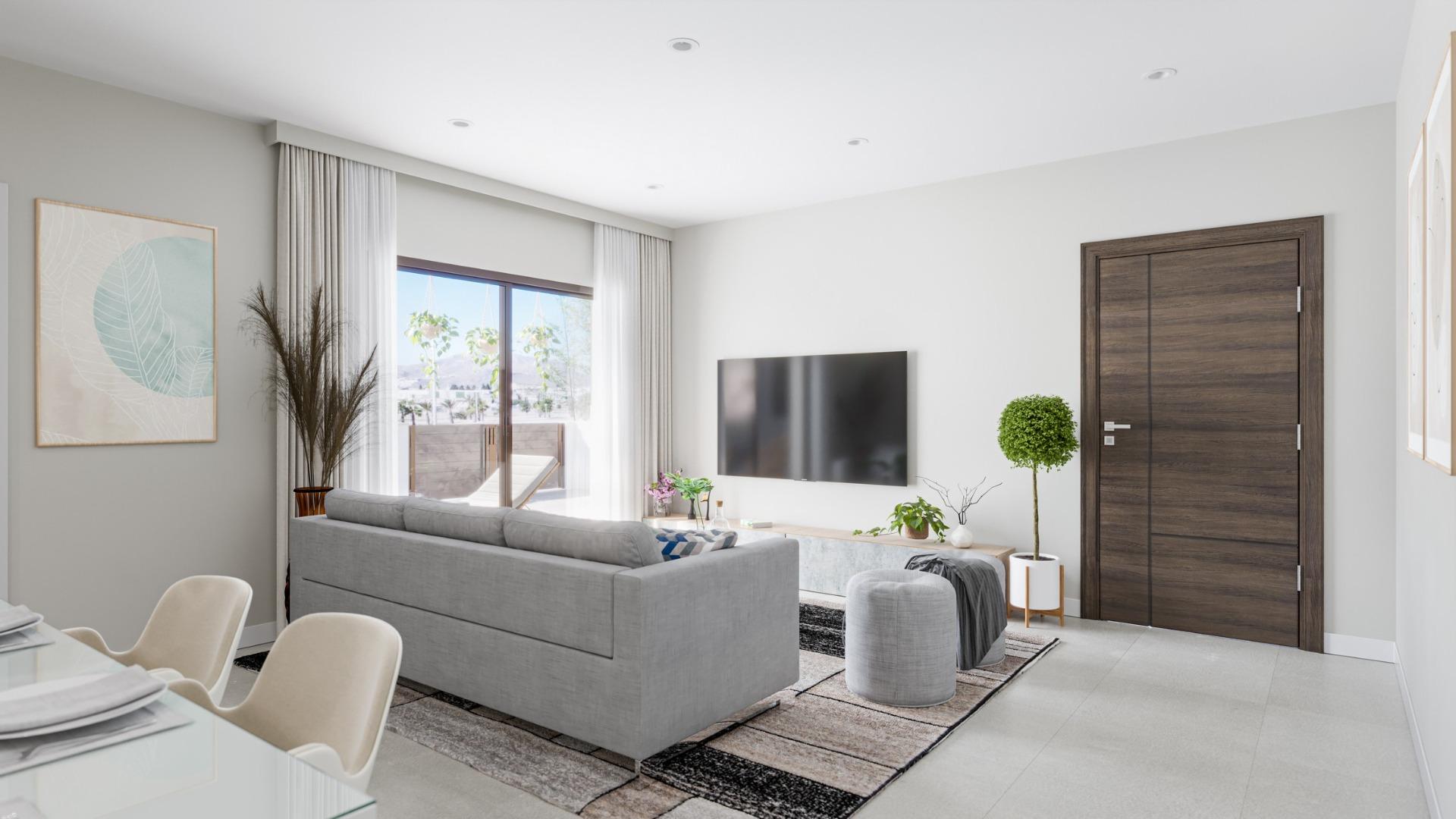 Villas pareadas de nueva construcción en Puerto de Mazarrón, cerca de la playa