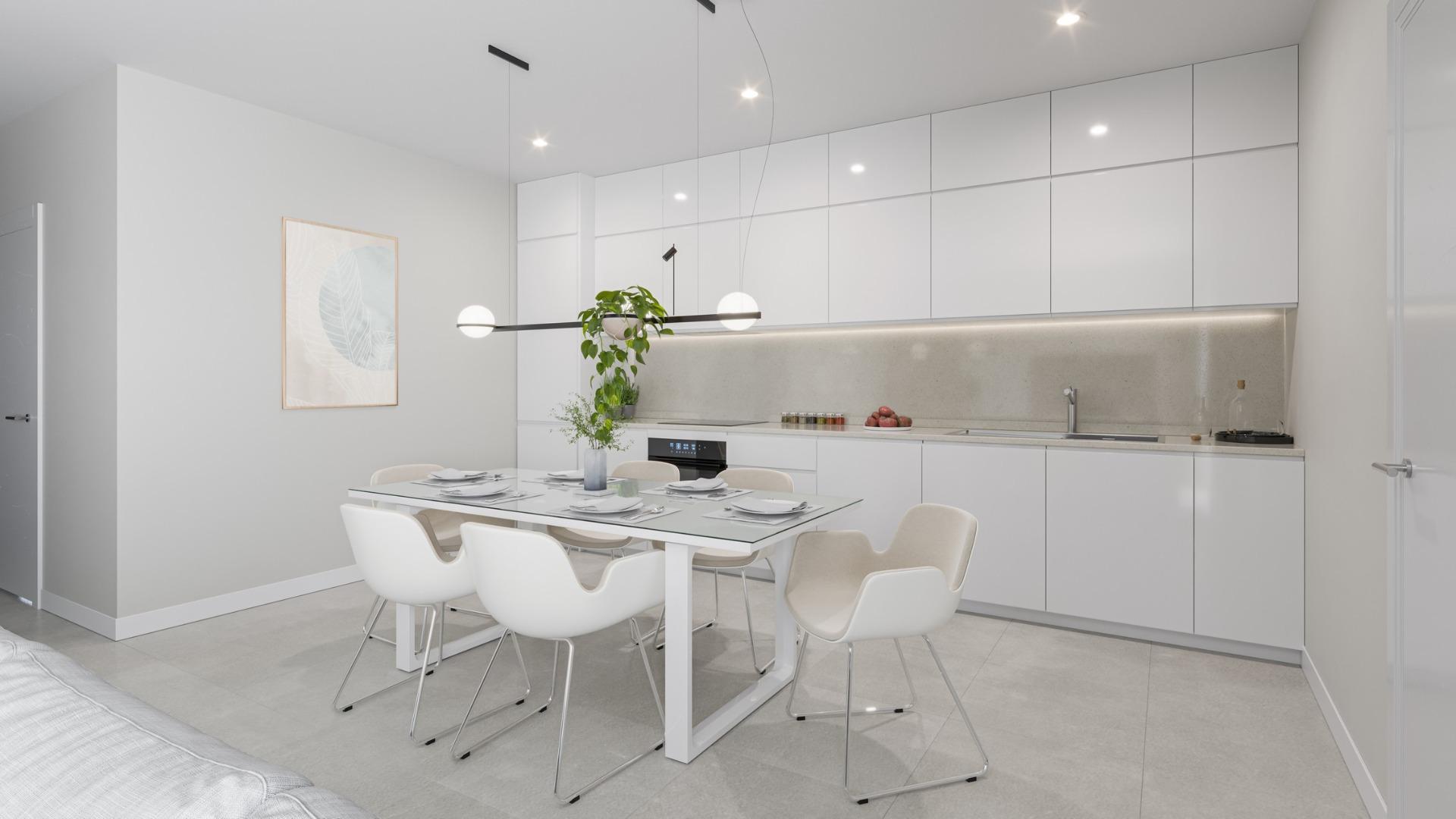 Villas pareadas de nueva construcción en Puerto de Mazarrón, cerca de la playa