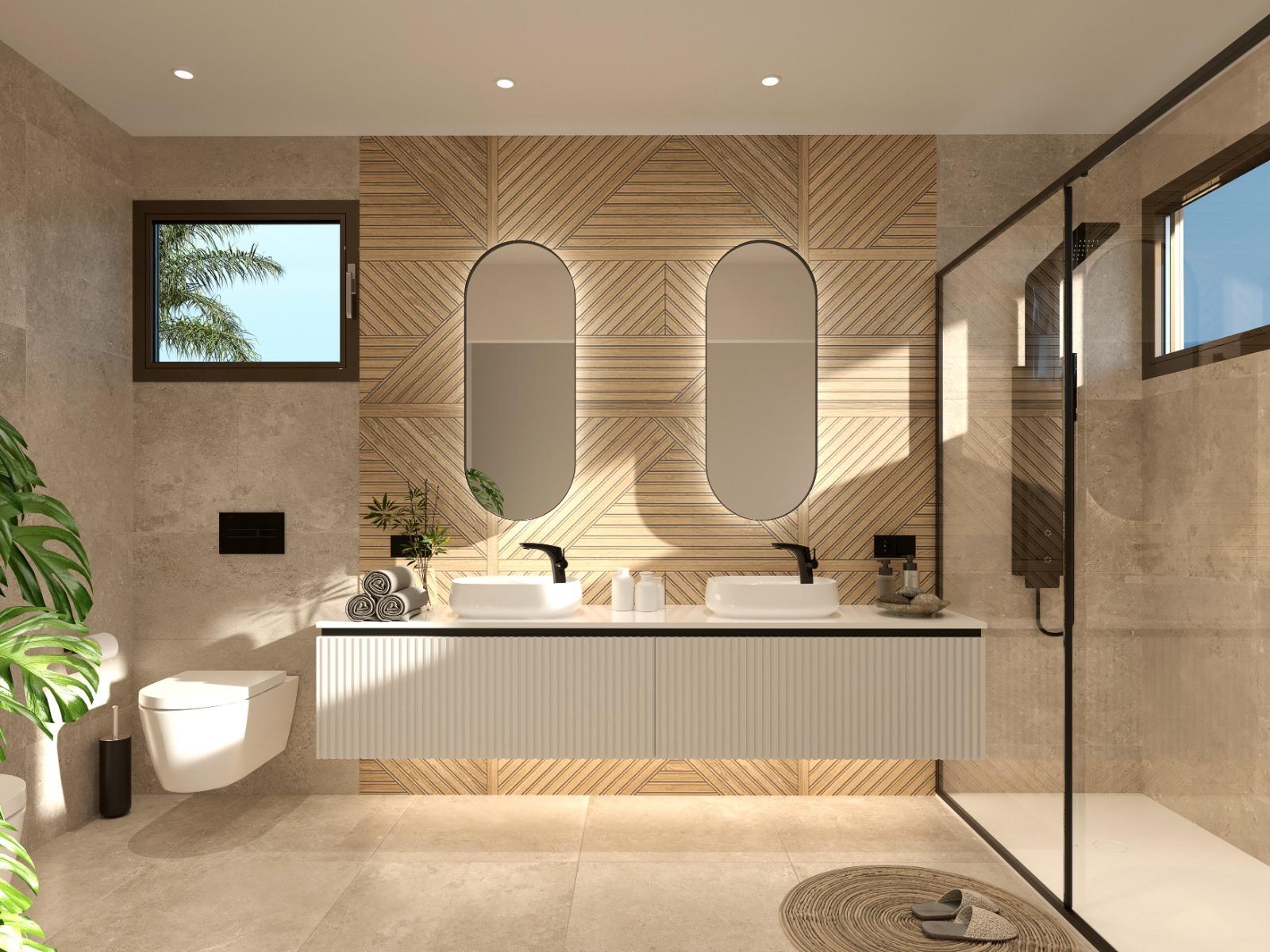 Modernas villas adosadas con piscina privada en Las Filipinas-Orihuela Costa