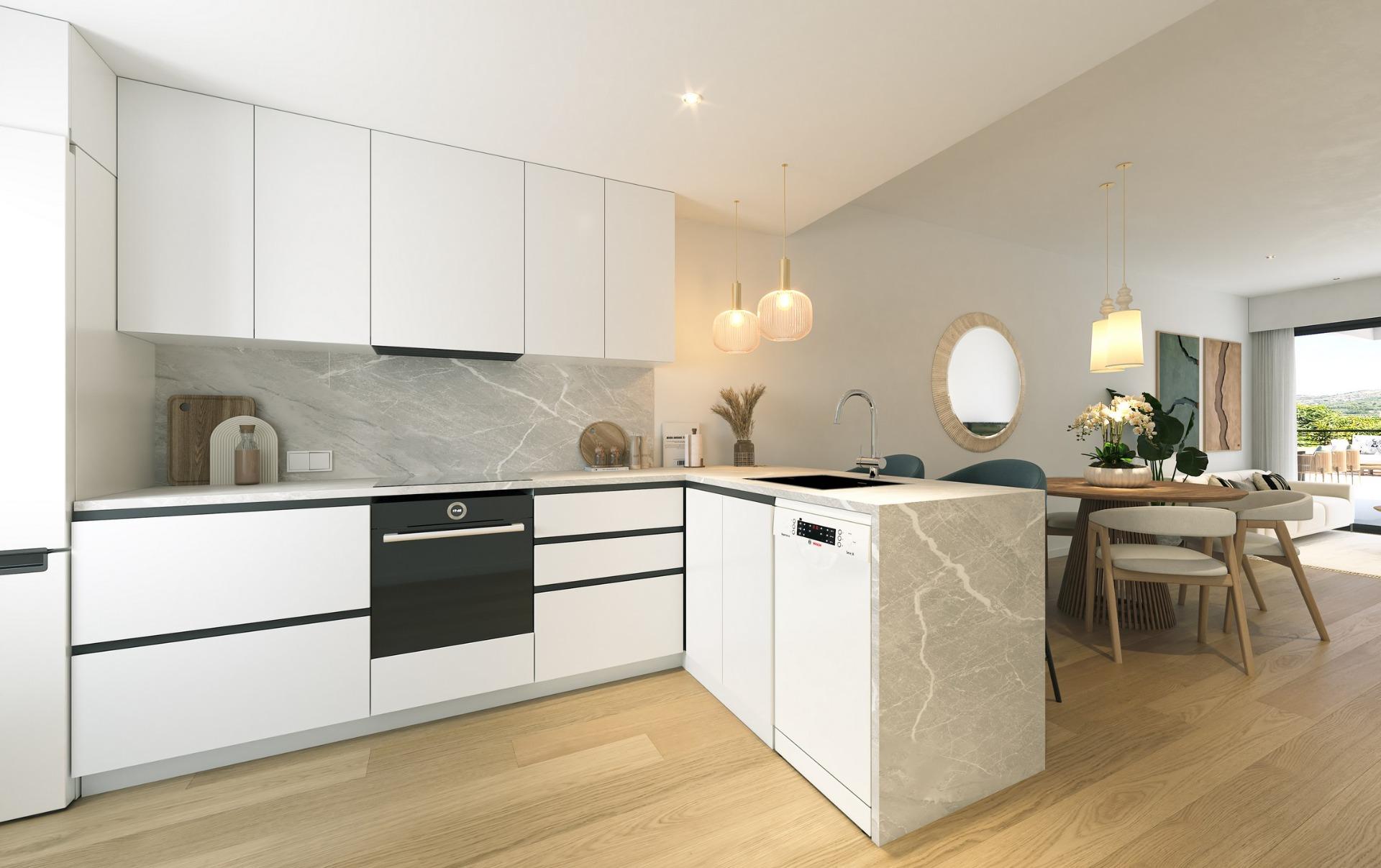 Apartamentos de nueva construcción con vistas abiertas en Alfaz del Pi