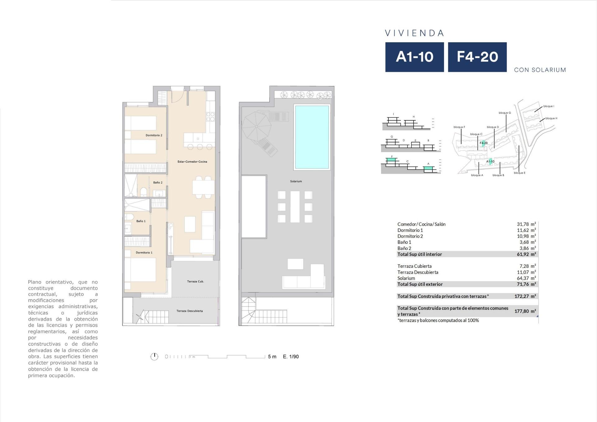Apartamentos de nueva construcción con vistas abiertas en Alfaz del Pi
