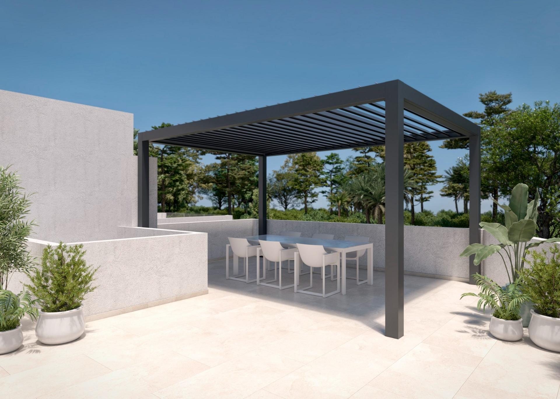 Villas de nueva construcción con piscina privada en Santa Rosalia Lake and Life Resort, Murcia