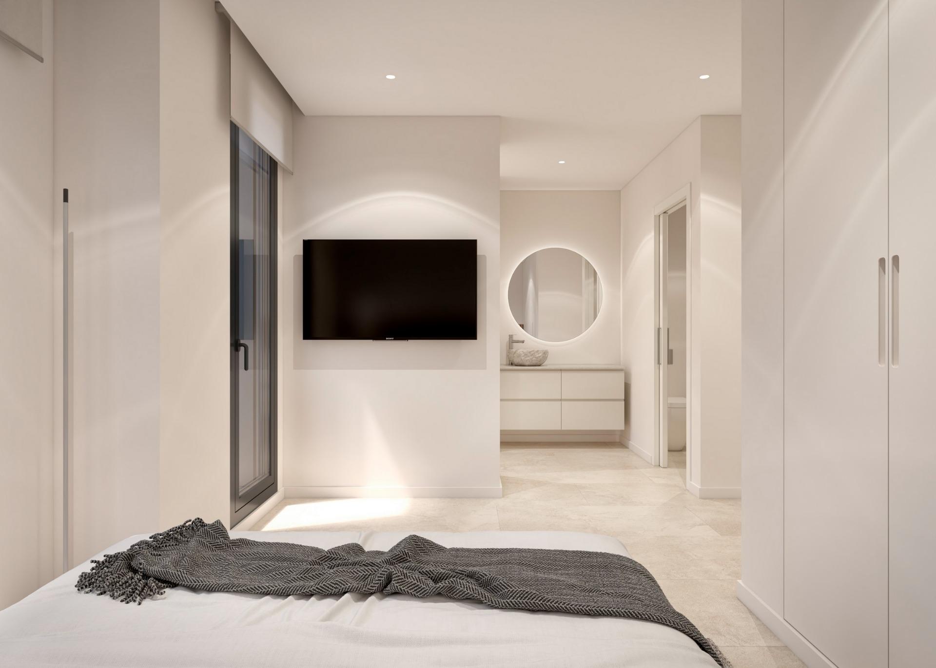 Villas de nueva construcción con piscina privada en Santa Rosalia Lake and Life Resort, Murcia