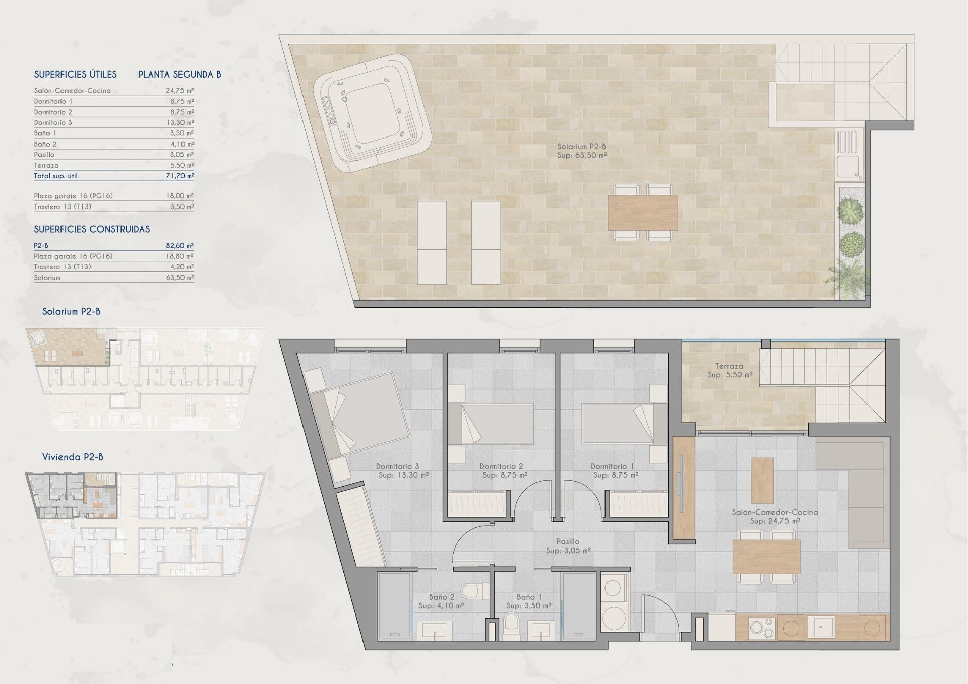 Apartamentos de nueva construcción en venta en Lo Pagan (San Pedro del Pinatar) cerca de la playa