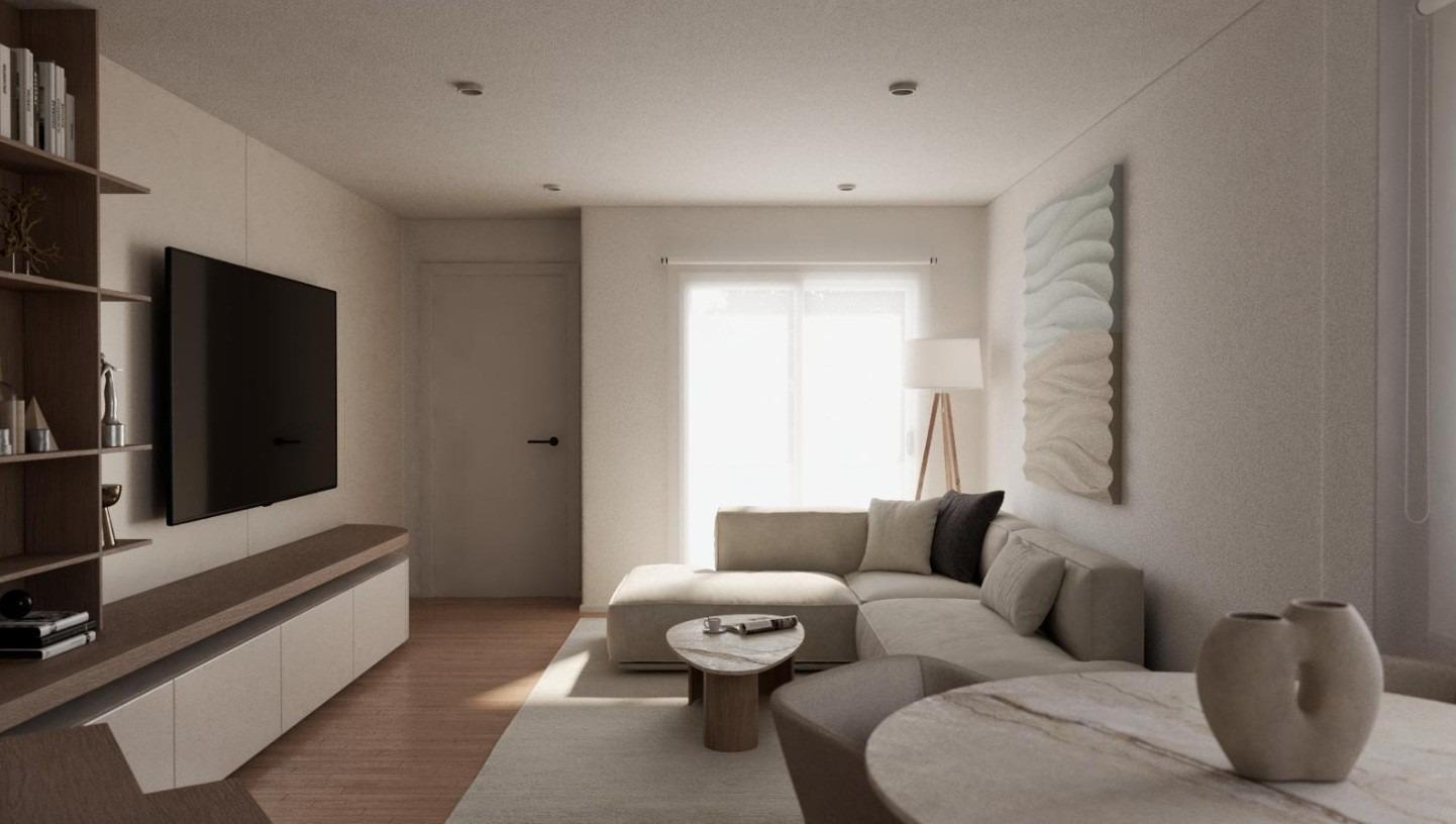 Casas adosadas de nueva construcción con vistas al mar en Portman, Murcia