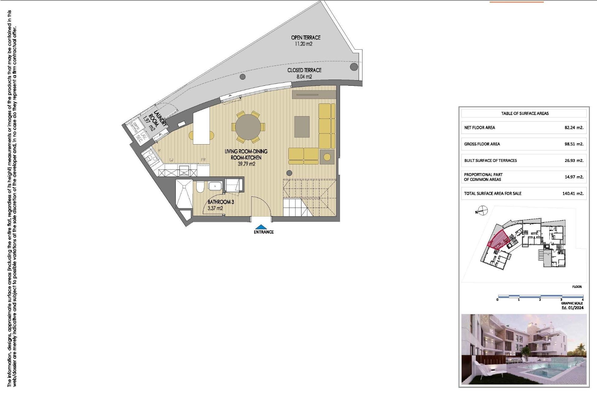 Apartamentos de nueva construcción en Cala Blanca, Jávea, a solo 100 metros del mar