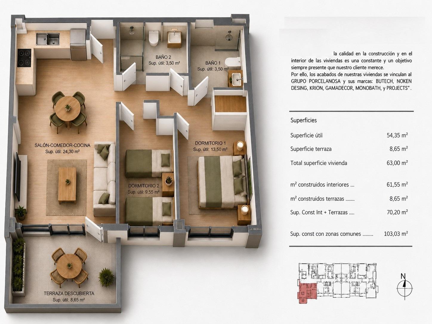 Apartamentos de lujo de nueva construcción en Cala Finestrat, cerca de la playa