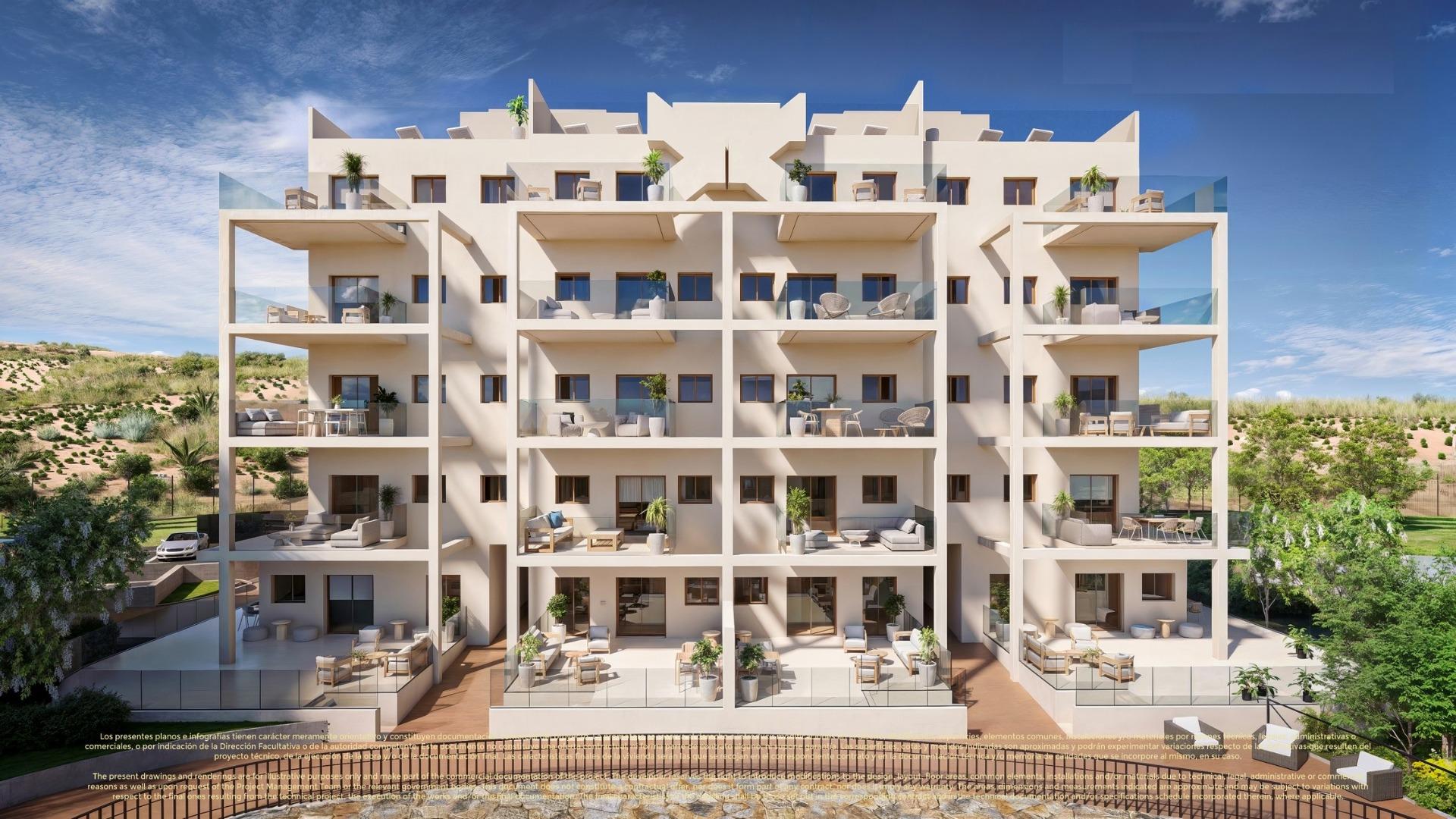 Apartamentos de nueva construcción y chalés adosados en Corvera Hills Golf-Murcia