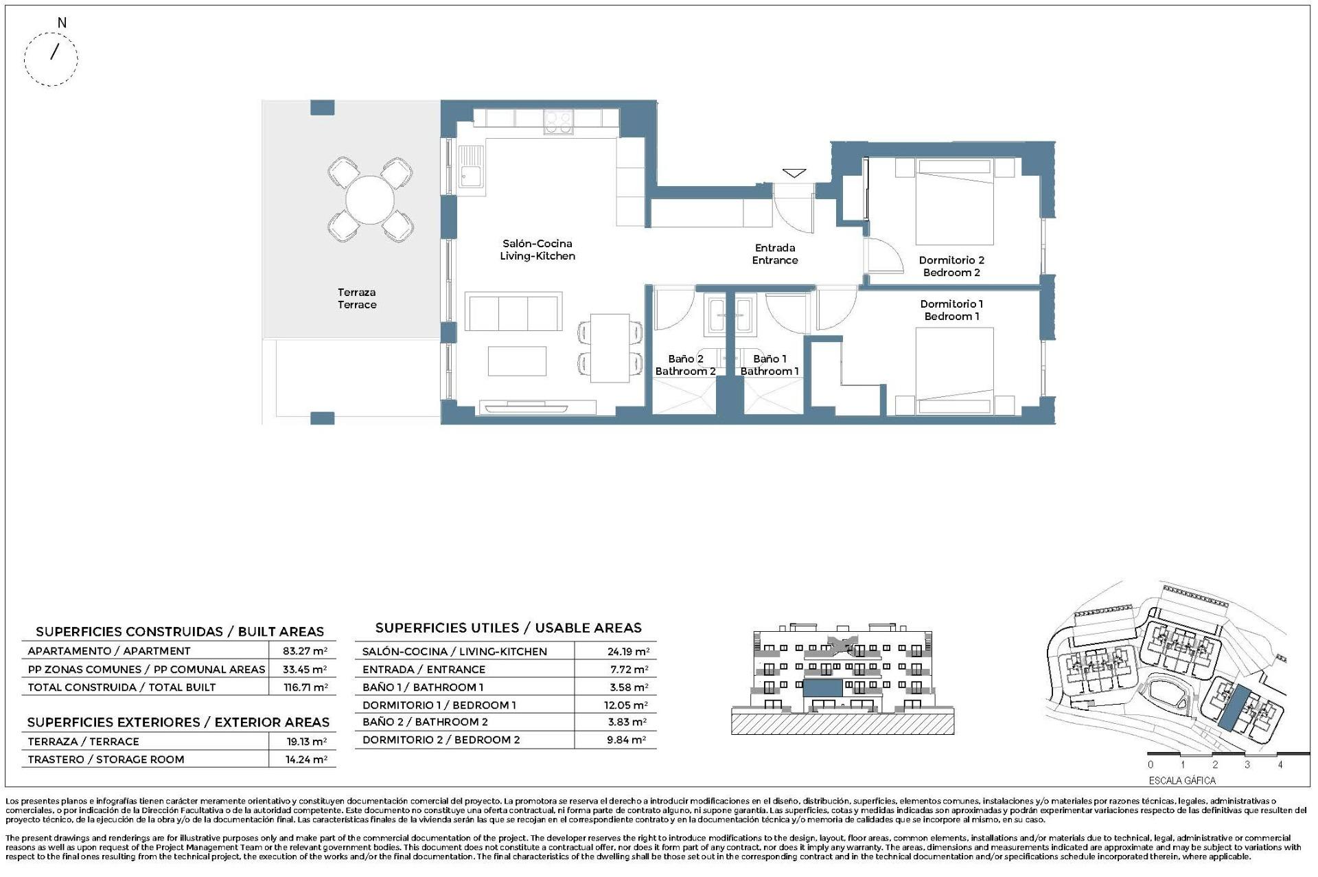 Apartamentos de nueva construcción y chalés adosados en Corvera Hills Golf-Murcia