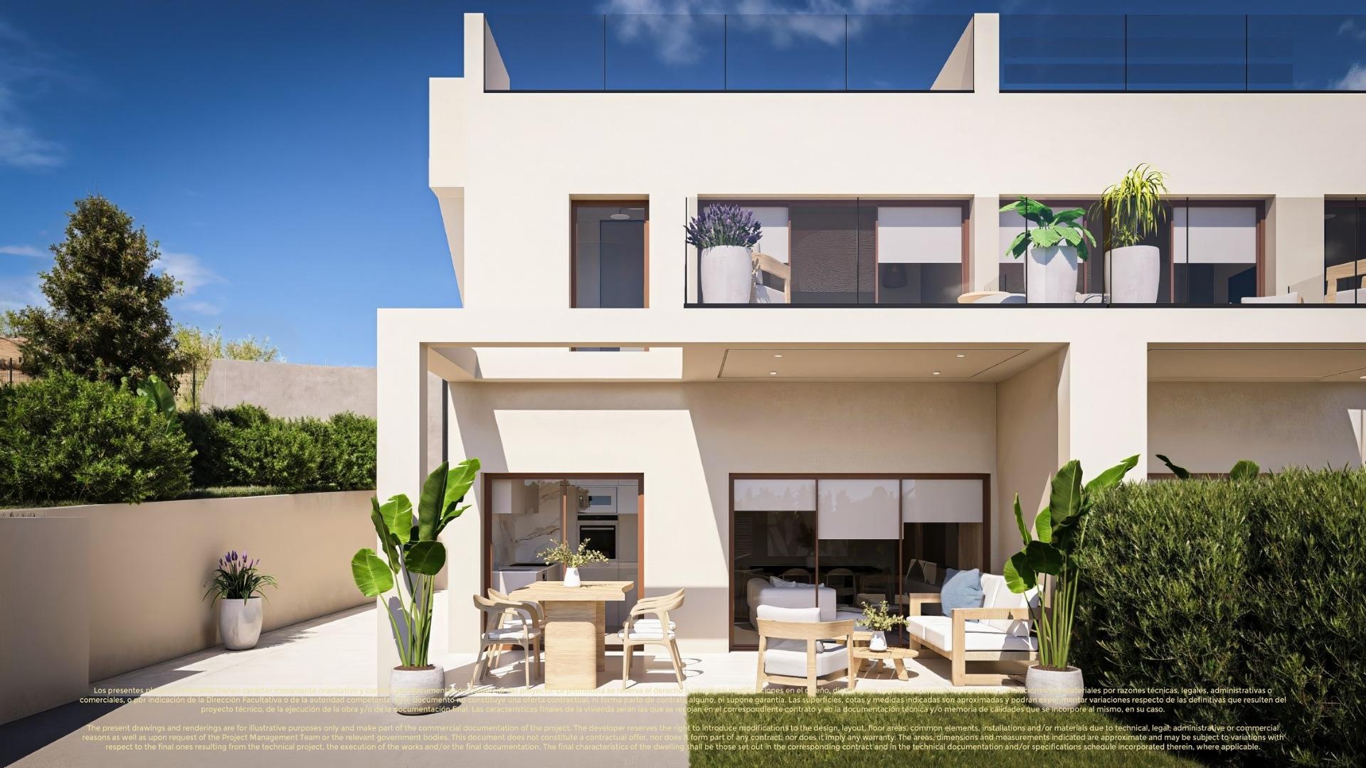 Apartamentos de nueva construcción y chalés adosados en Corvera Hills Golf-Murcia