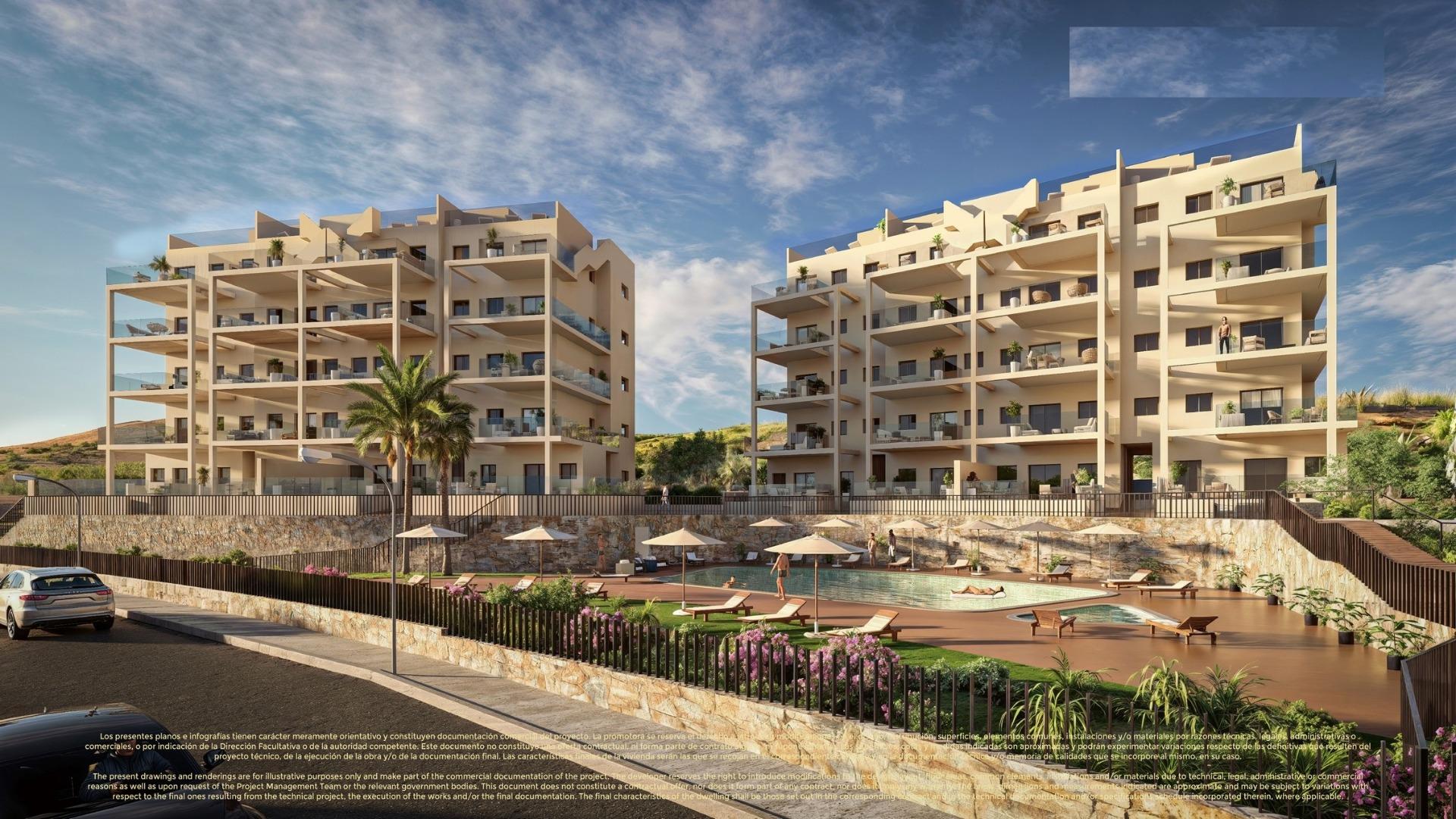 Apartamentos de nueva construcción y chalés adosados en Corvera Hills Golf-Murcia