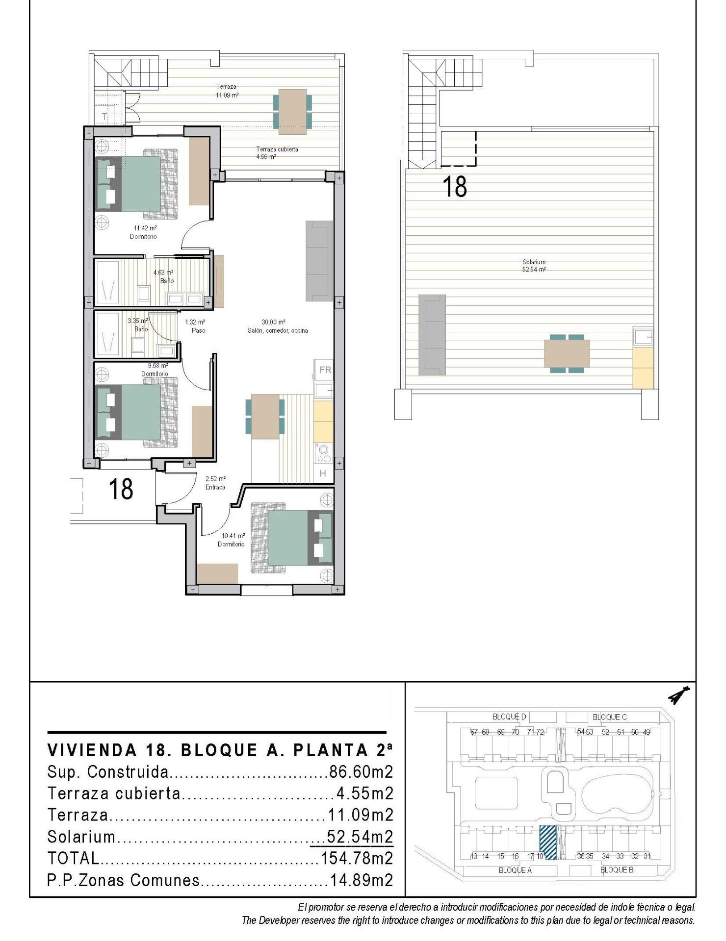 Modernos apartamentos de nueva construcción en San Cayetano, Torrepacheco, Murcia