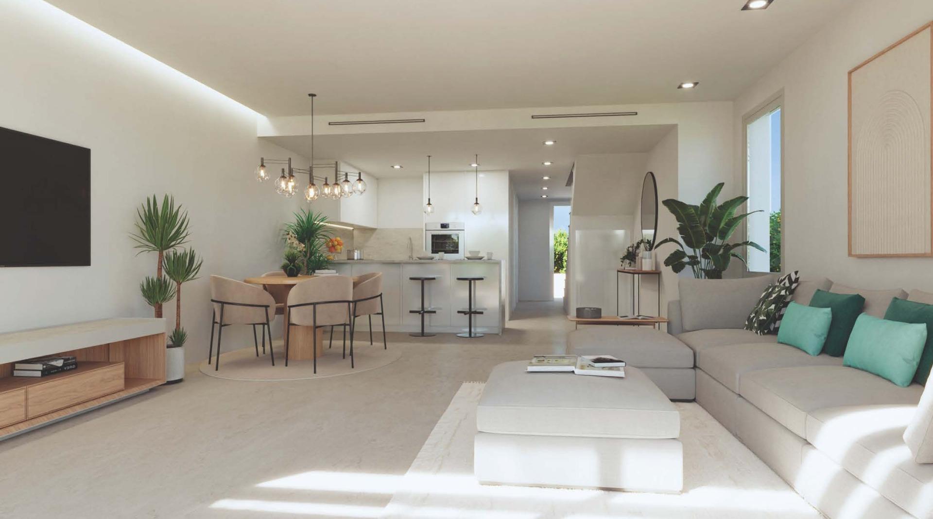 Apartamentos y adosados de lujo de nueva construcción en Sierra Cortina Resort
