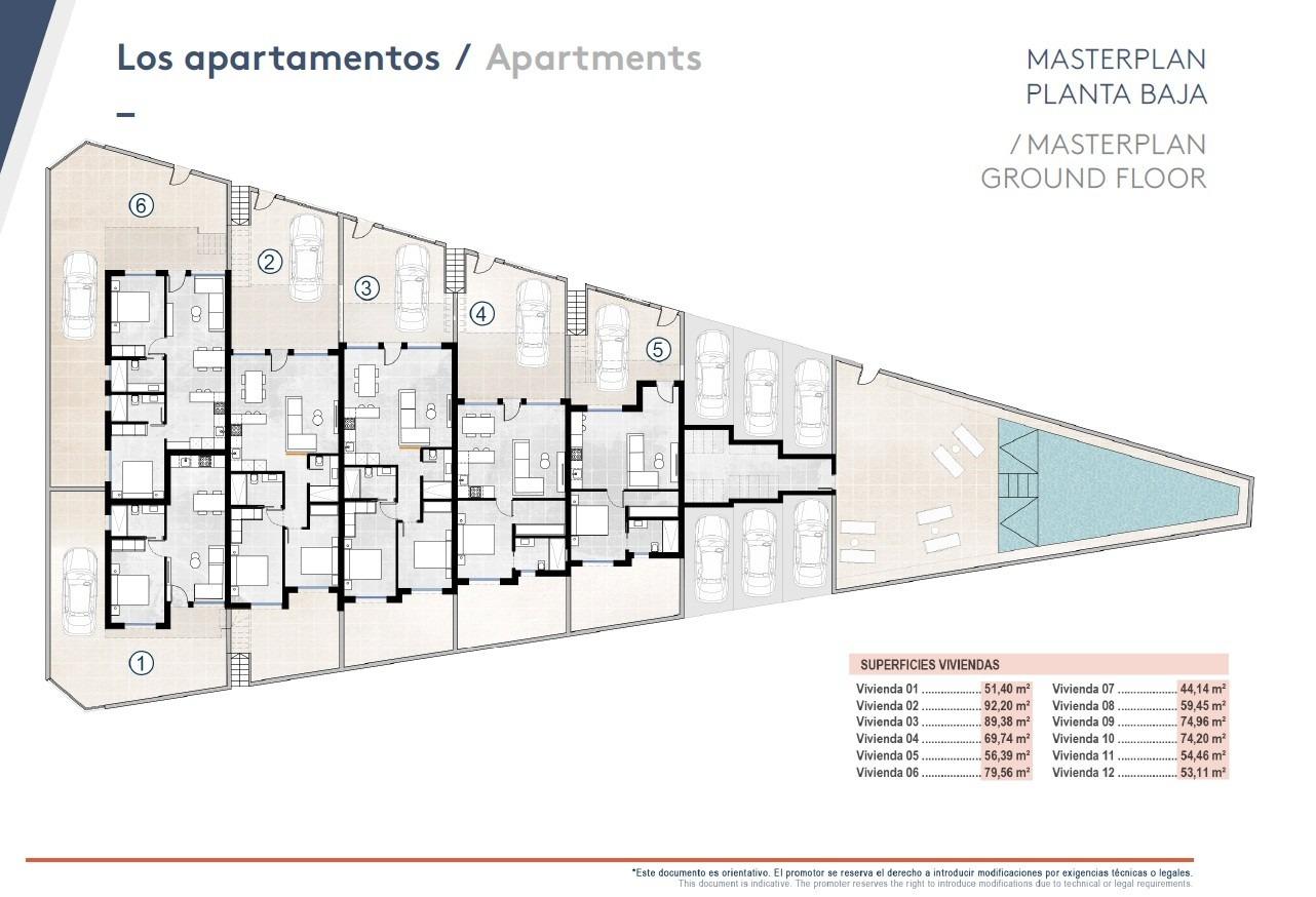 Apartamentos modernos con piscina comunitaria cerca de la playa en San Pedro del Pinatar