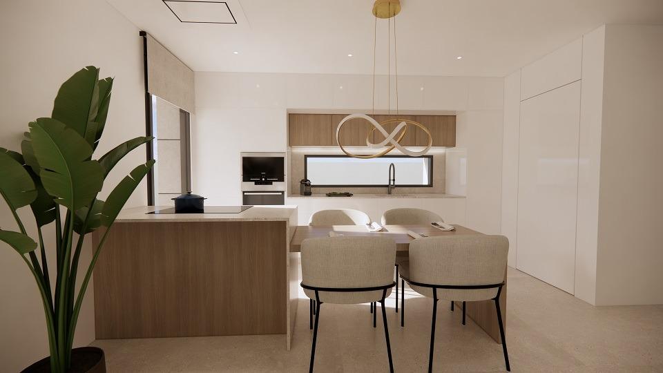 Villas de nueva construcción con piscina privada y solárium en San Luis, Torrevieja