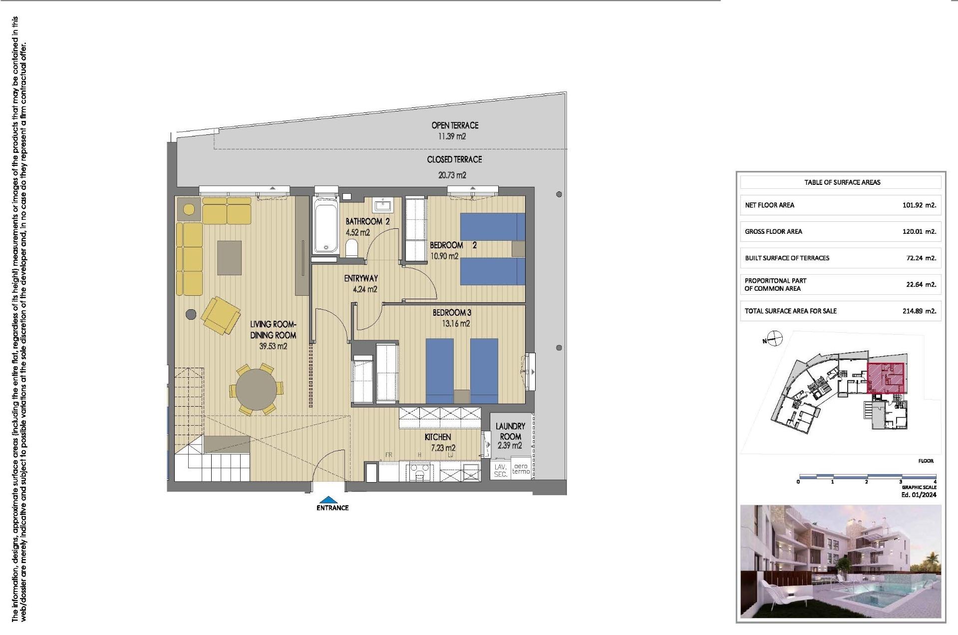 Apartamentos de nueva construcción en Cala Blanca, Jávea, a solo 100 metros del mar