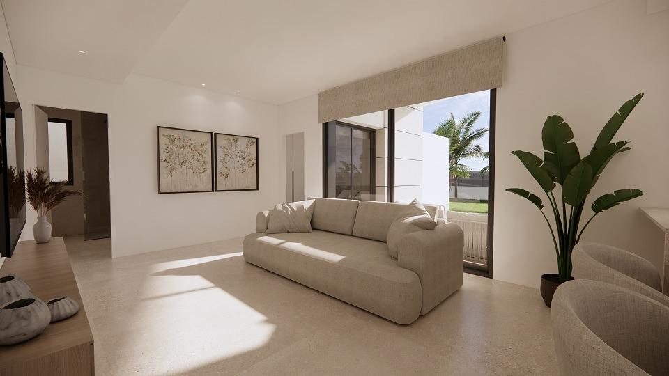 Villas de nueva construcción con piscina privada y solárium en San Luis, Torrevieja