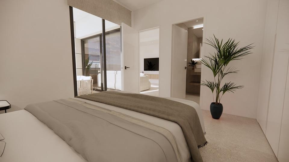 Villas de nueva construcción con piscina privada y solárium en San Luis, Torrevieja