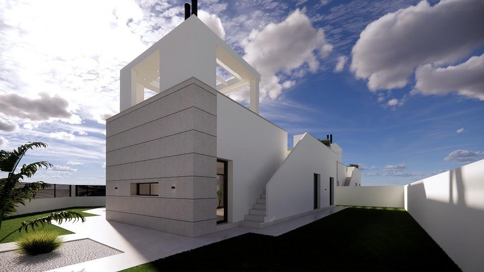 Villas de nueva construcción con piscina privada y solárium en San Luis, Torrevieja