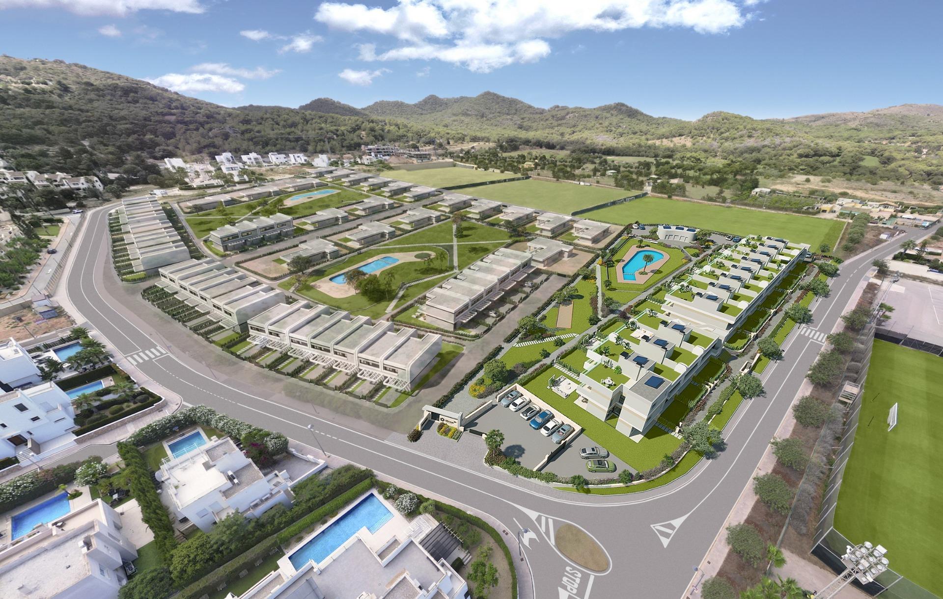 Residencial con bungalows, adosados y villas en La Manga Club
