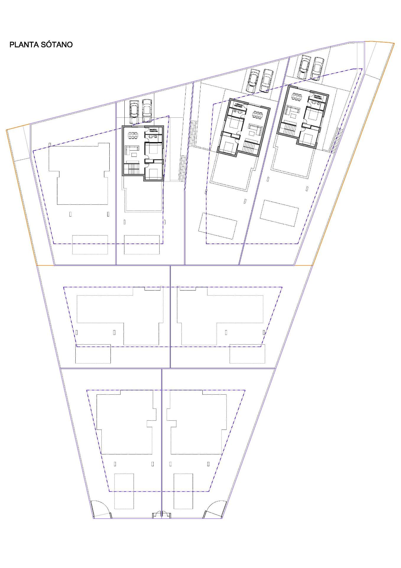 Chalets de obra nueva de una planta con piscina privada en Torrevieja