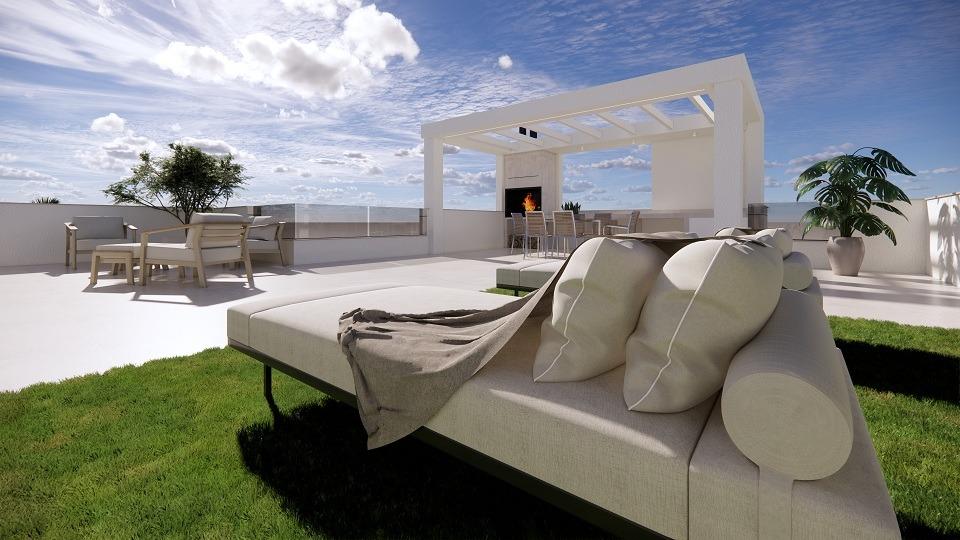 Villas de nueva construcción con piscina privada y solárium en San Luis, Torrevieja