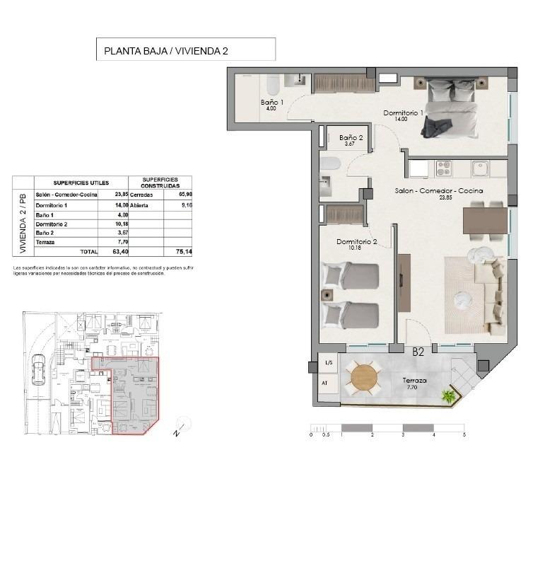 Apartamentos de nueva construcción en el corazón de Santa Pola, a solo 600 metros de la playa