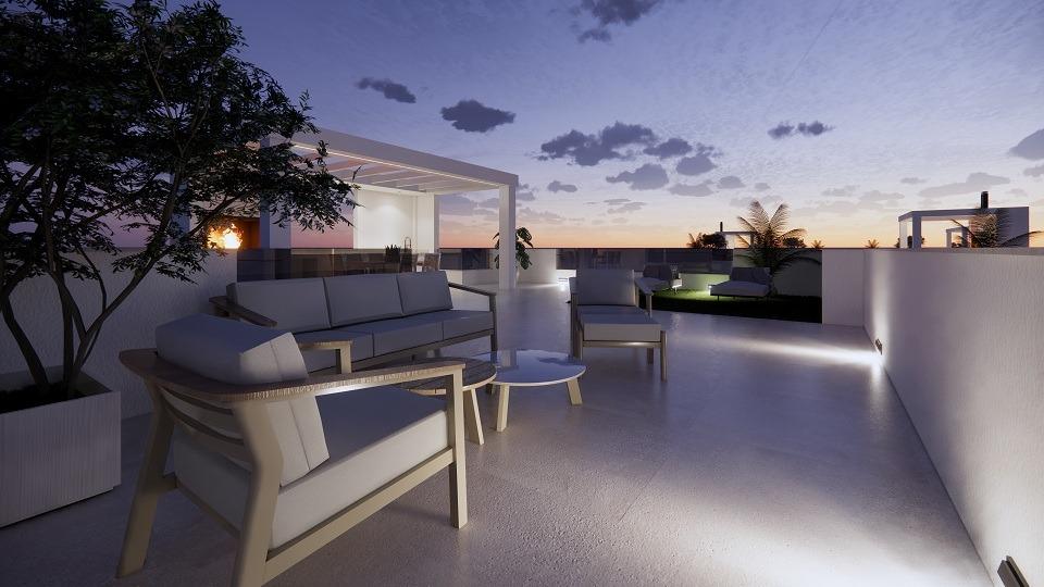 Villas de nueva construcción con piscina privada y solárium en San Luis, Torrevieja