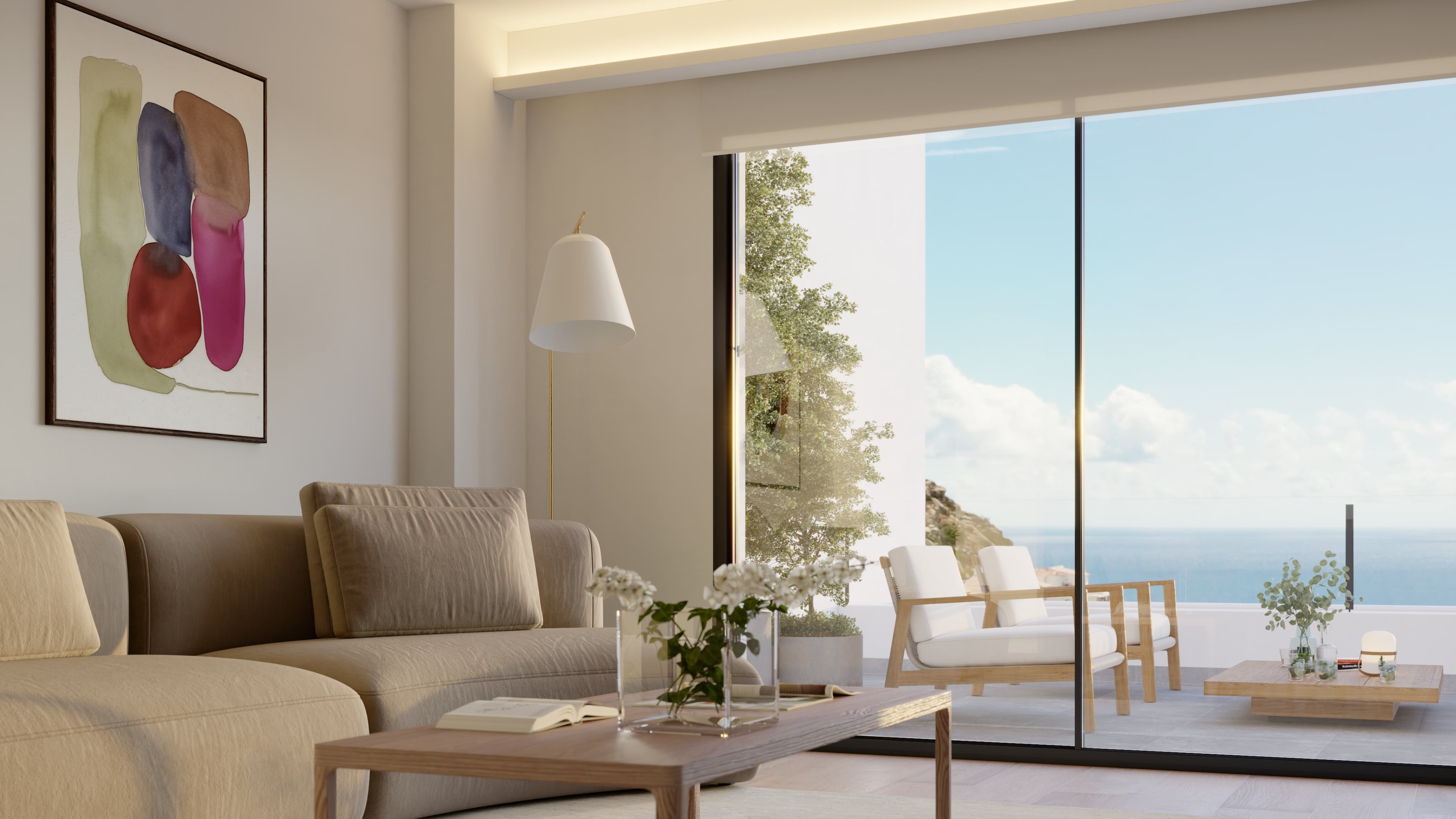 Vivienda en Cumbre del Sol con vistas al mar
