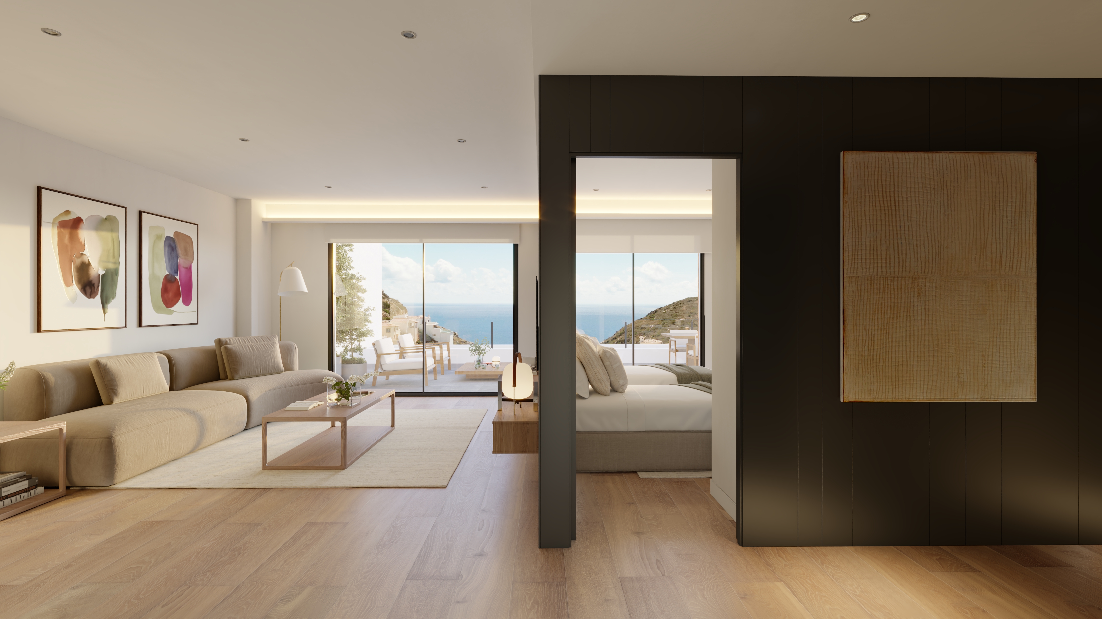 Viviendas en Cumbre del Sol con vistas al mar