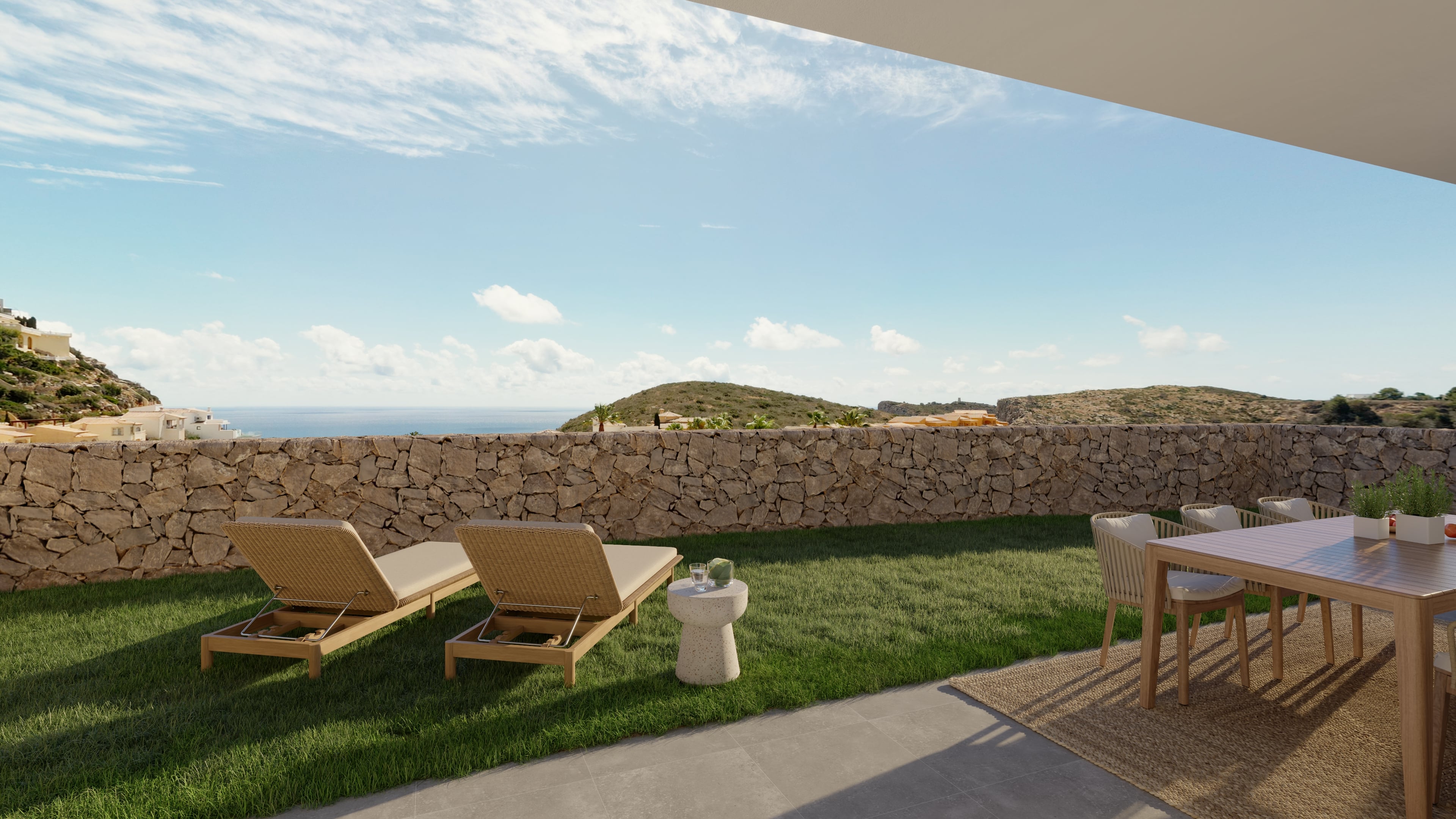 Viviendas en Cumbre del Sol con vistas al mar