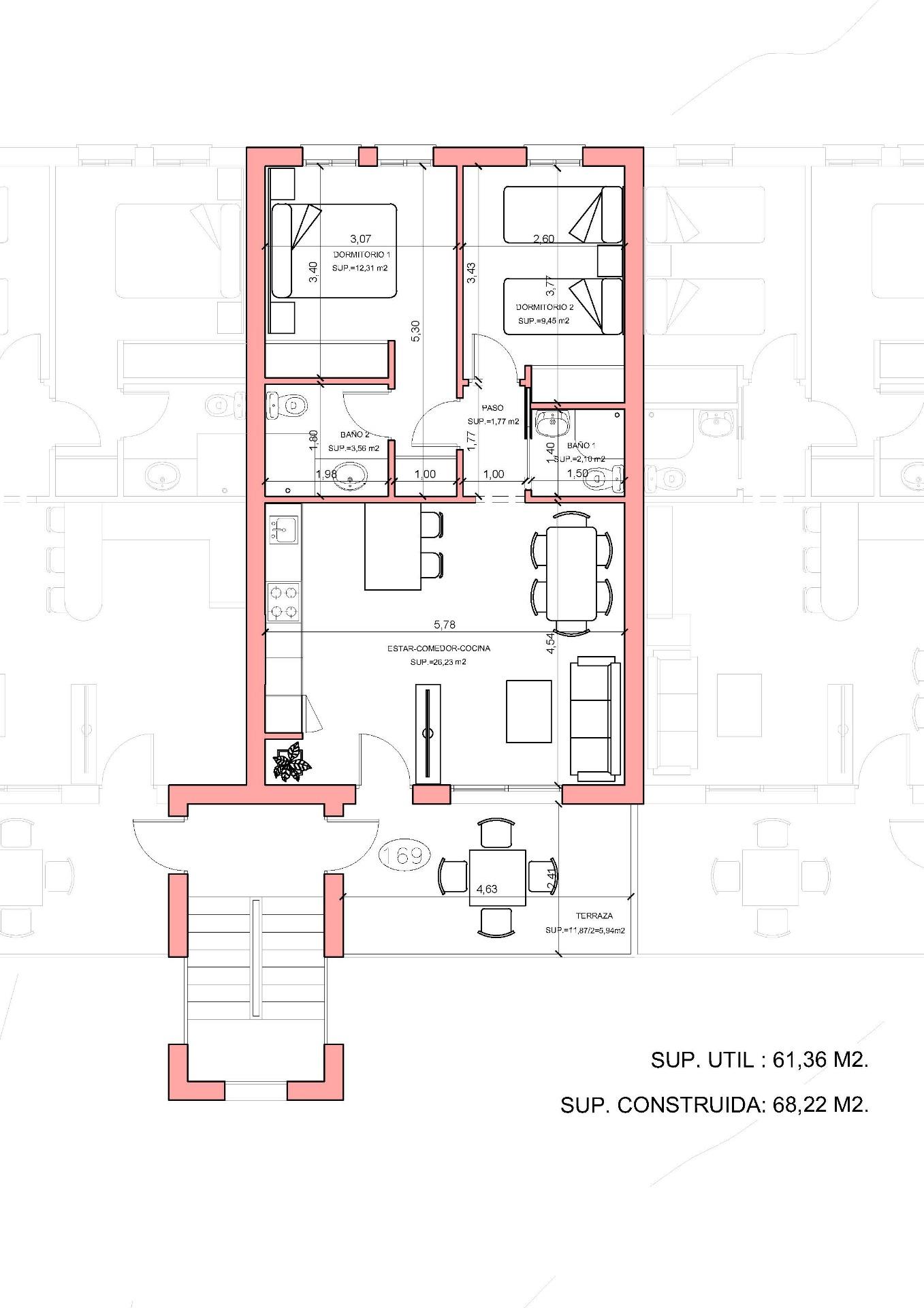 Residencial de obra nueva de apartamentos, bungalows y villas en Fuente Álamo, Murcia