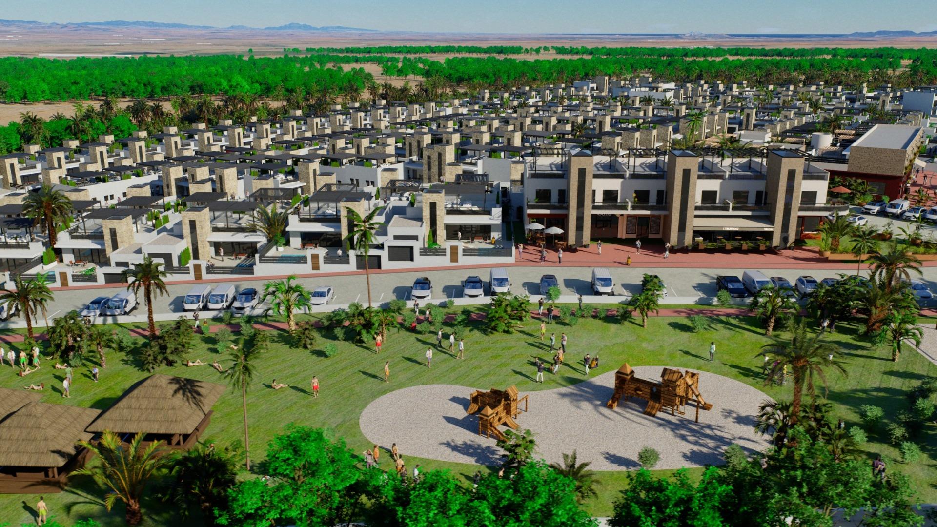 Residencial de obra nueva de apartamentos, bungalows y villas en Fuente Álamo, Murcia