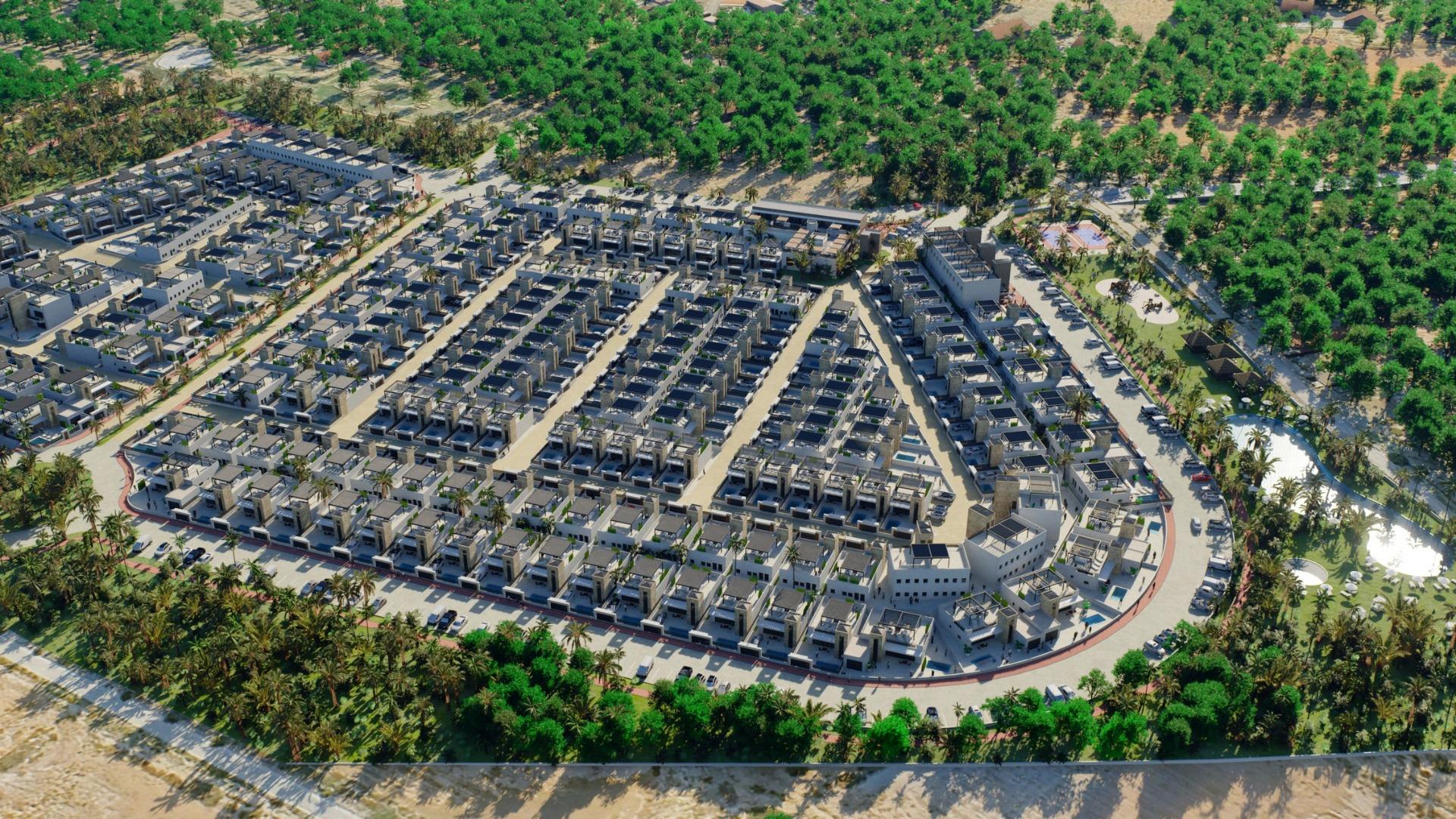 Residencial de obra nueva de apartamentos, bungalows y villas en Fuente Álamo, Murcia