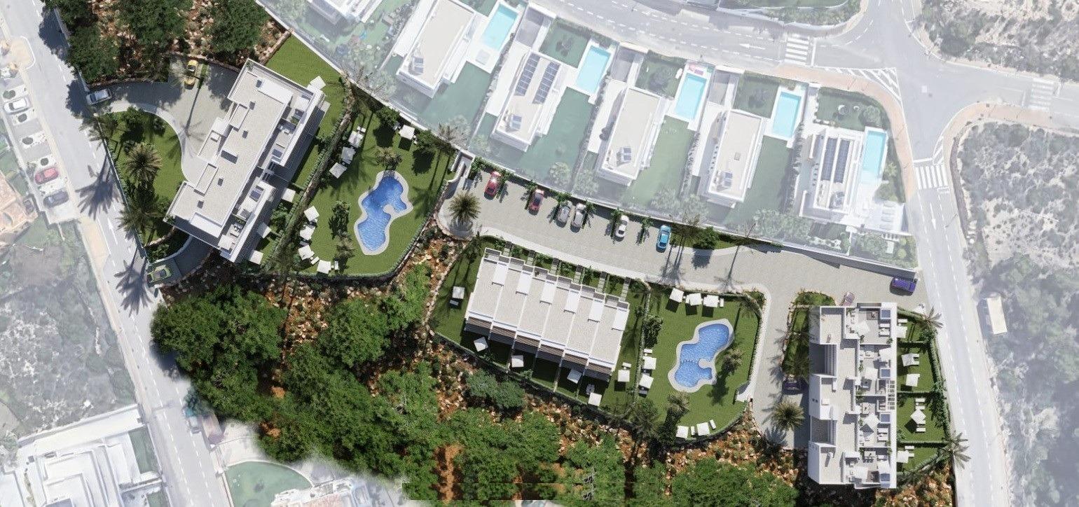 Apartamentos y adosados de lujo de nueva construcción en Sierra Cortina Resort