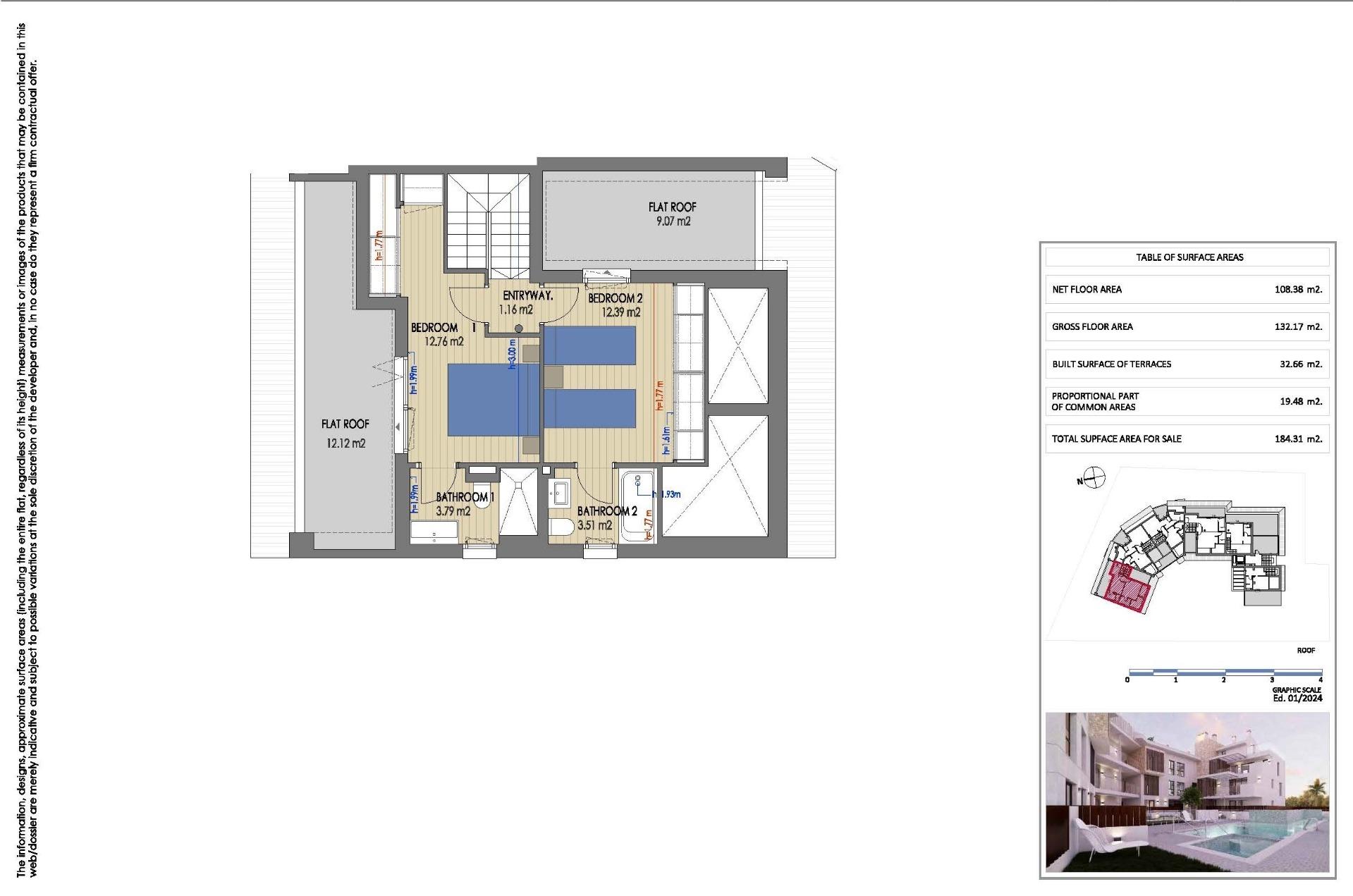 Apartamentos de nueva construcción en Cala Blanca, Jávea, a solo 100 metros del mar
