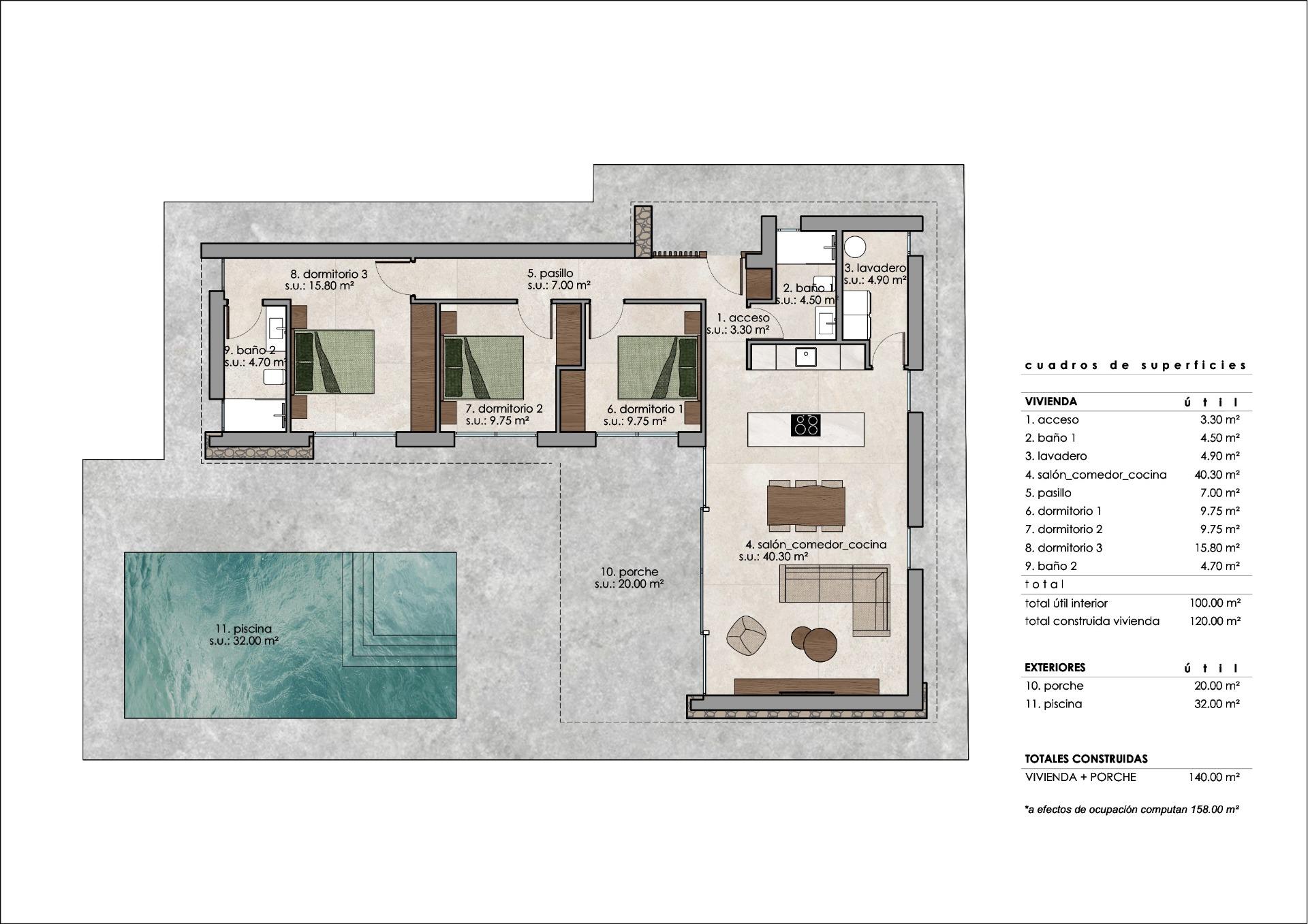 Villas de nueva construcción a medida en Pinoso (Alicante)