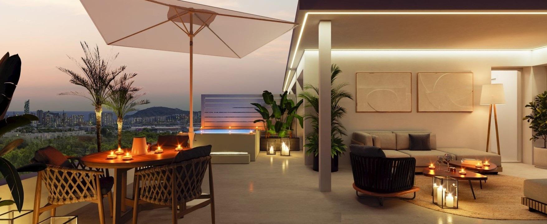 Apartamentos y adosados de lujo de nueva construcción en Sierra Cortina Resort