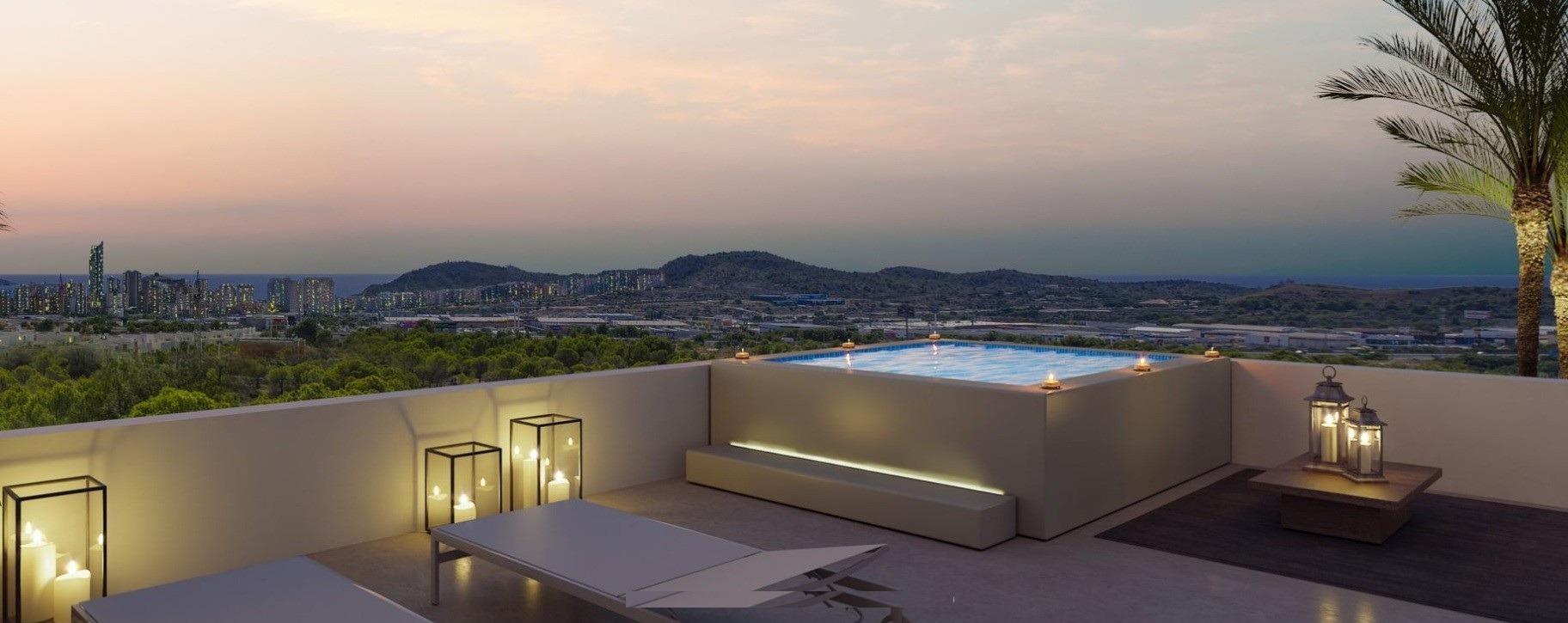 Apartamentos y adosados de lujo de nueva construcción en Sierra Cortina Resort