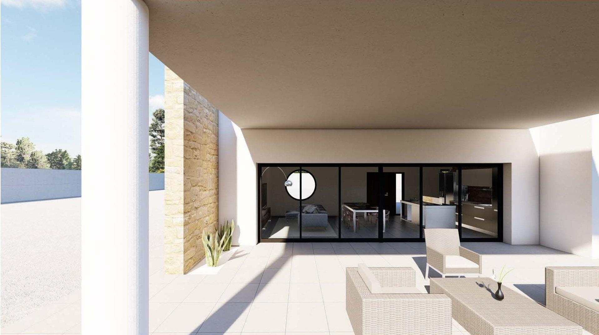 Moderna villa de nueva construcción en una gran parcela rústica cerca de Pinoso