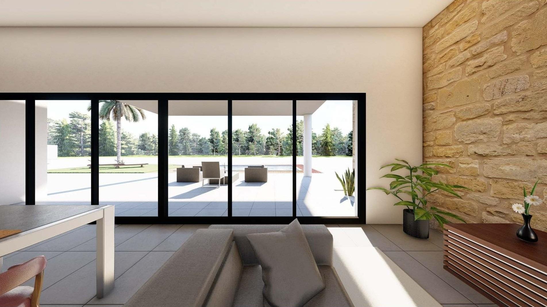 Moderna villa de nueva construcción en una gran parcela rústica cerca de Pinoso