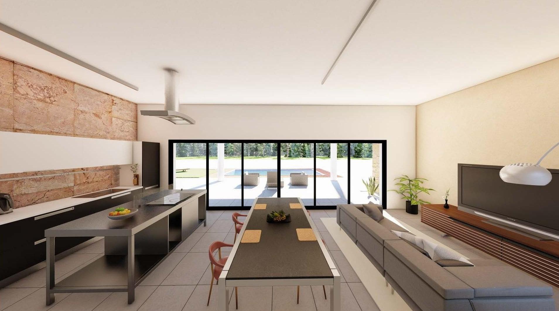 Moderna villa de nueva construcción en una gran parcela rústica cerca de Pinoso