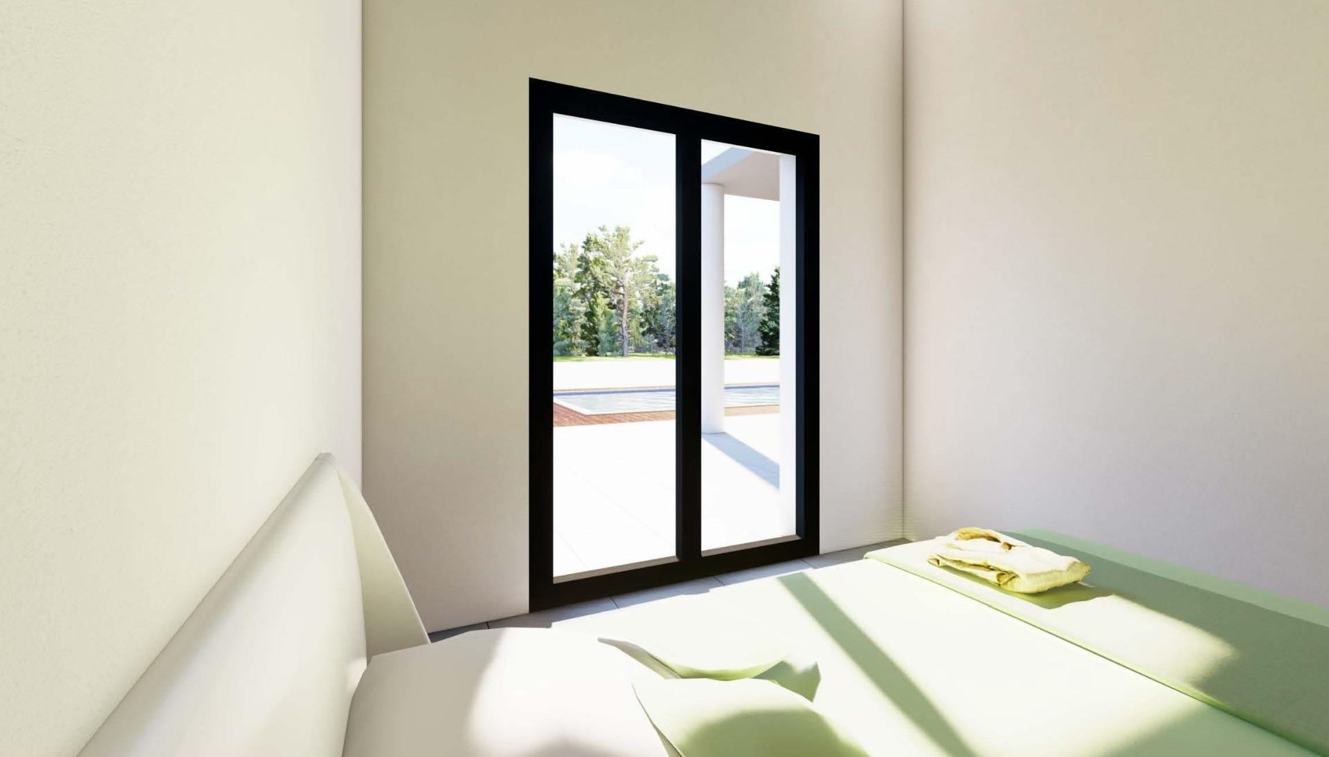 Moderna villa de nueva construcción en una gran parcela rústica cerca de Pinoso