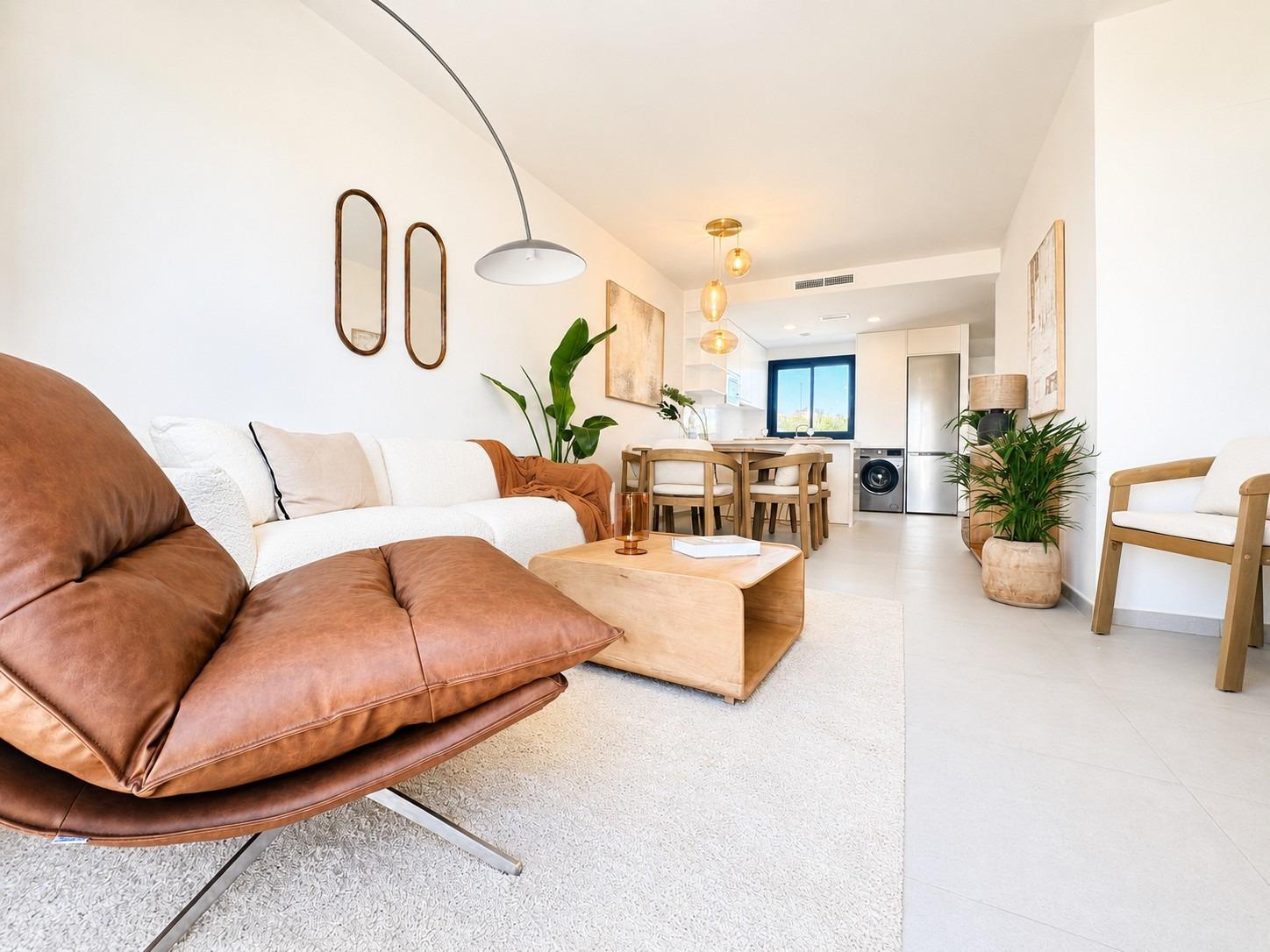Adosados y villas adosadas de nueva construcción, listas para entrar a vivir, en Altaona Golf Resort, Murcia