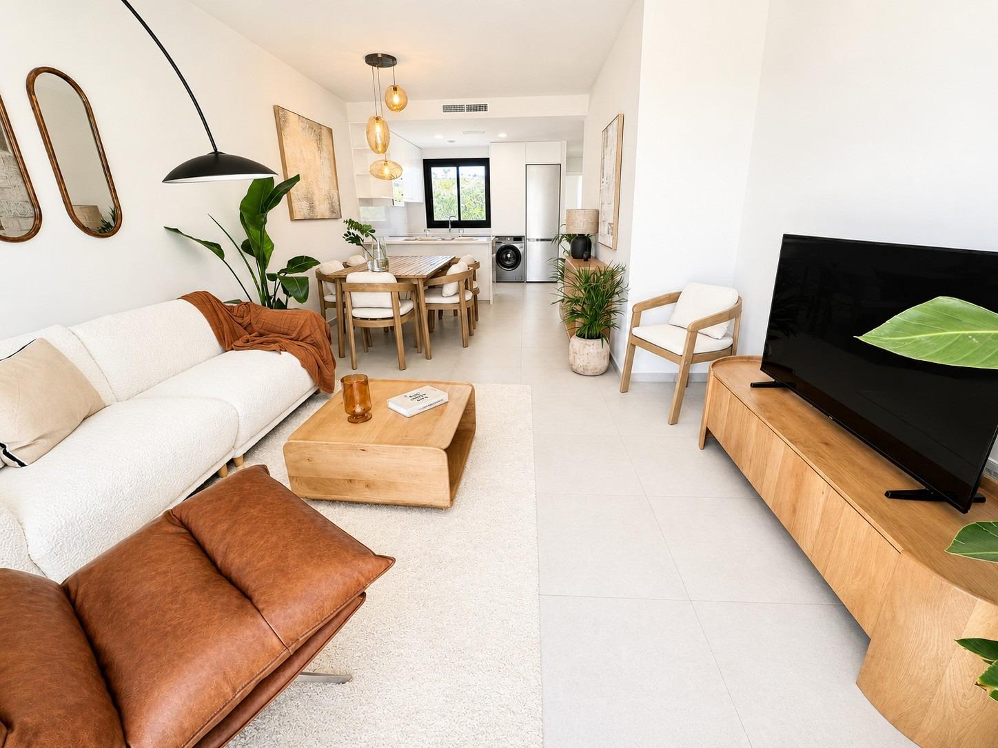 Adosados y villas adosadas de nueva construcción, listas para entrar a vivir, en Altaona Golf Resort, Murcia