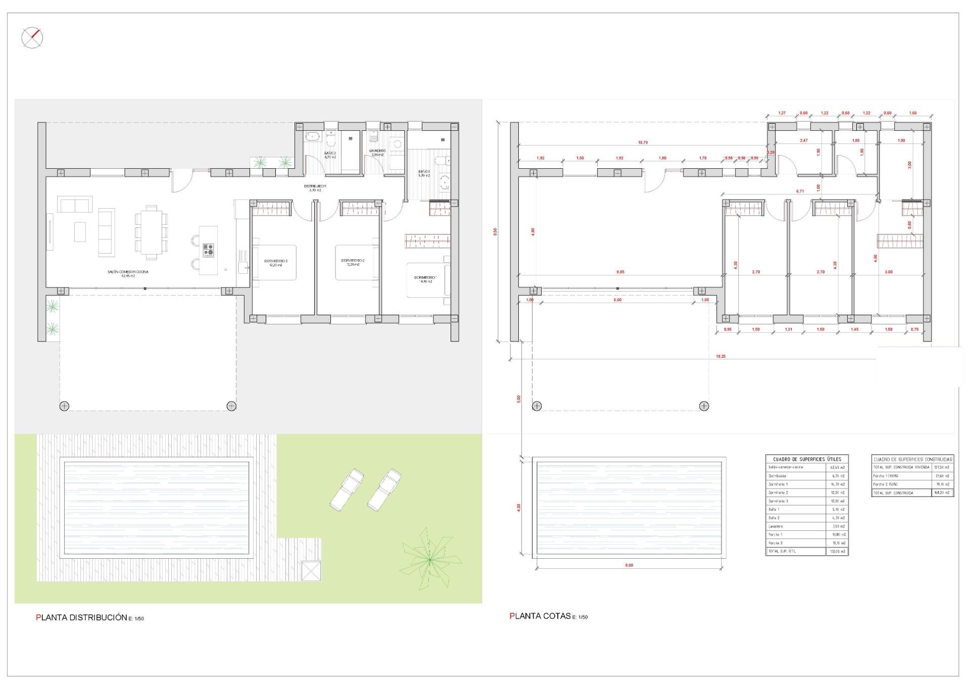 Moderna villa de nueva construcción en una gran parcela rústica cerca de Pinoso