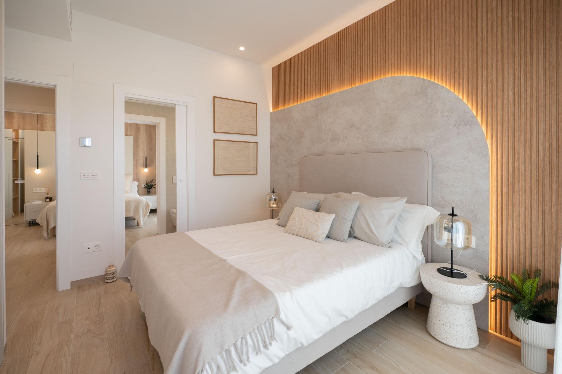 Villas de nueva construcción con piscina privada en Serena Golf-Los Alcázares