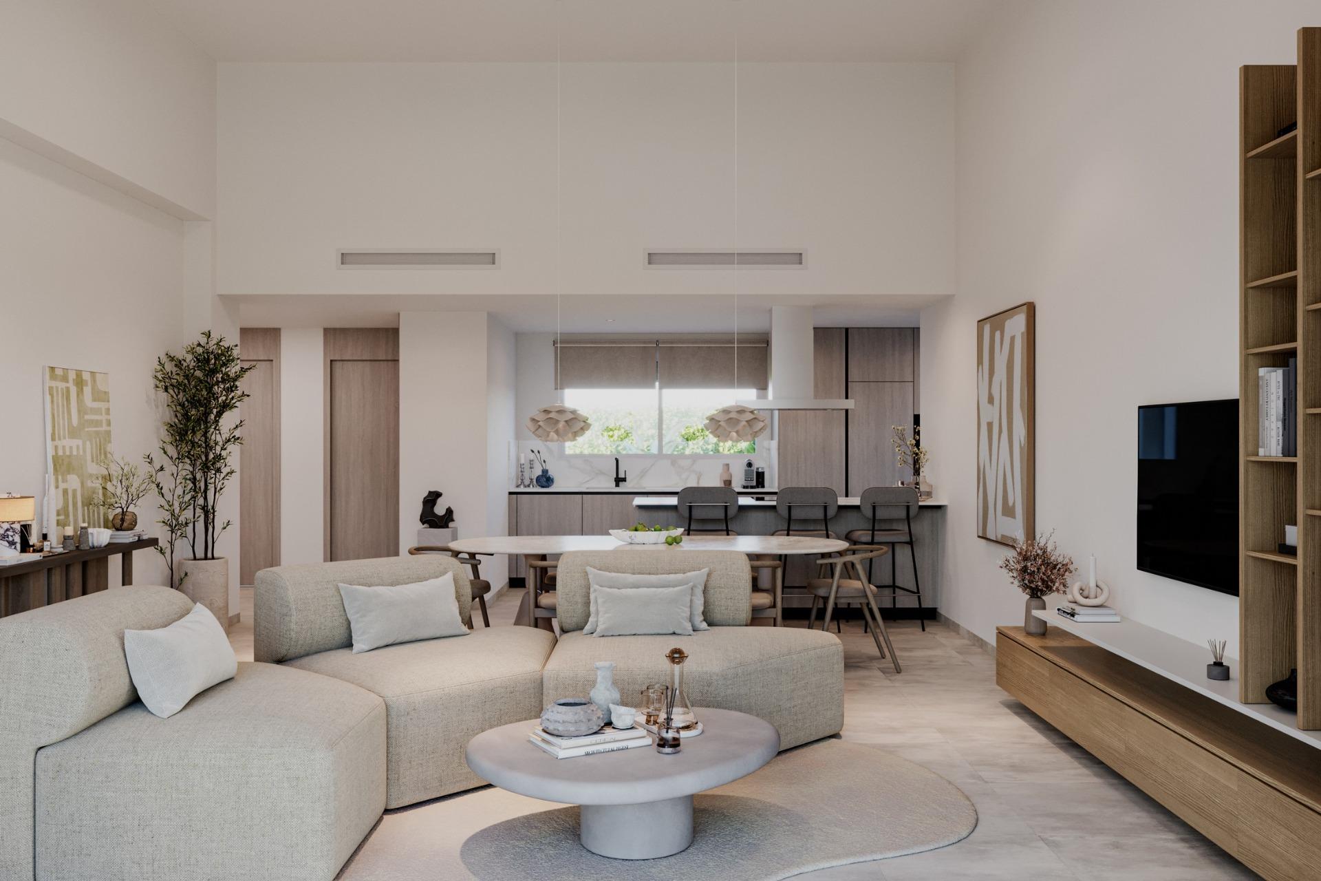 Villas contemporáneas de nueva construcción con piscina privada en La Finca Golf Resort, Algorfa