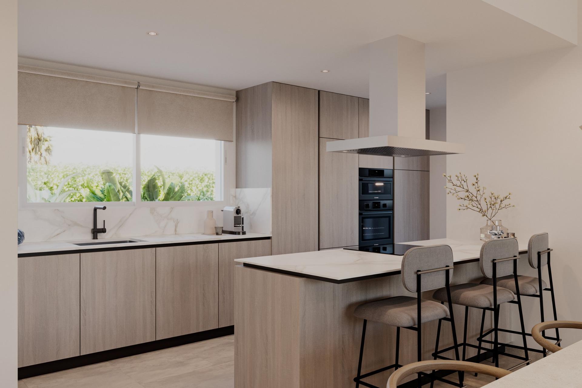 Villas contemporáneas de nueva construcción con piscina privada en La Finca Golf Resort, Algorfa